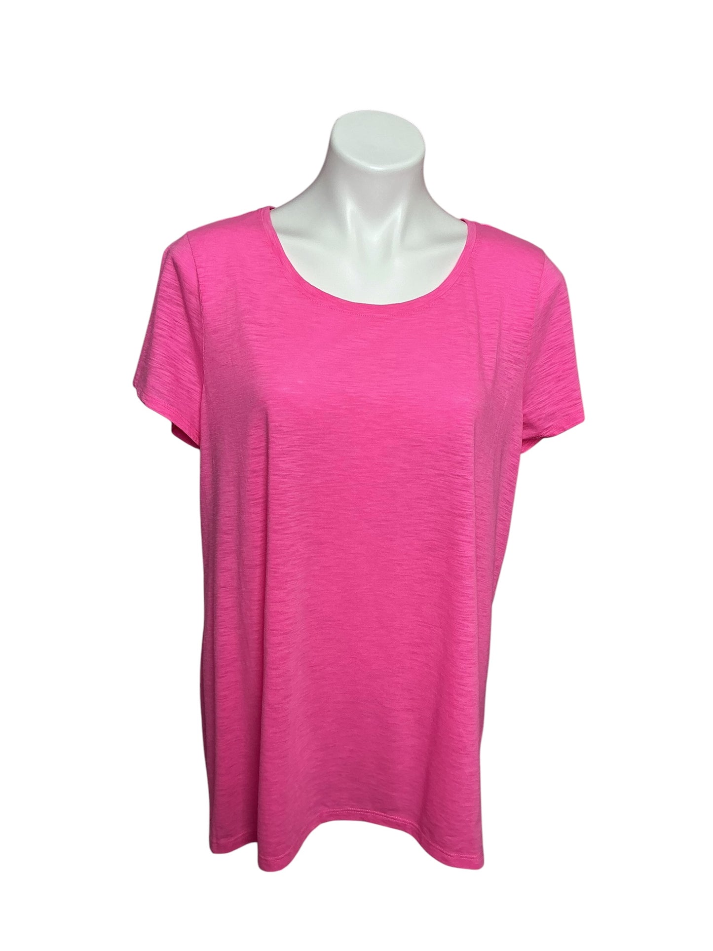 Lilly Pulitzer Etta Scoop Neck Top Coral Sands - Size XL