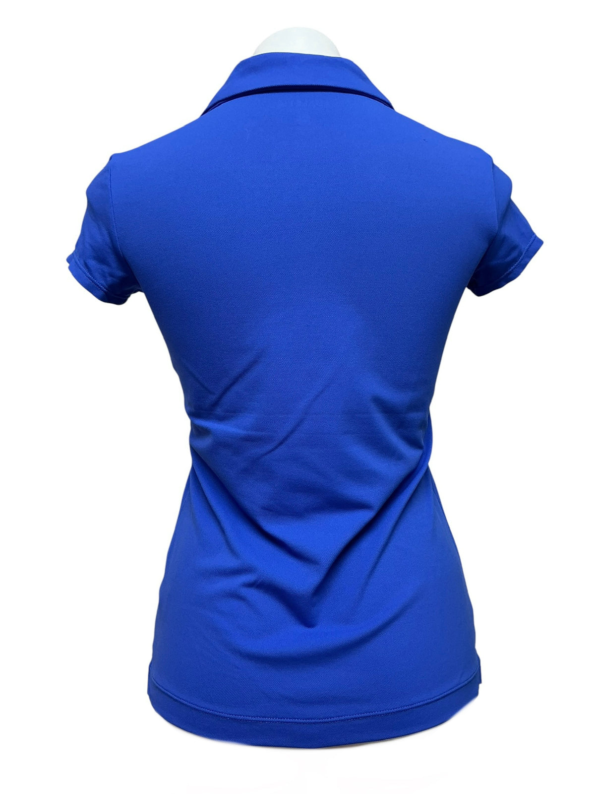 Lilly Pulitzer UPF 50+ Frida Scallop Polo Top Martinique Blue - Size XS