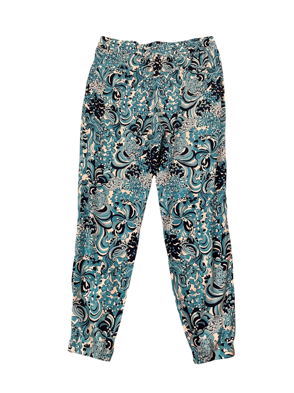 Lilly Pulitzer Rici Stretch Pant Resort White Mermazing - Size M