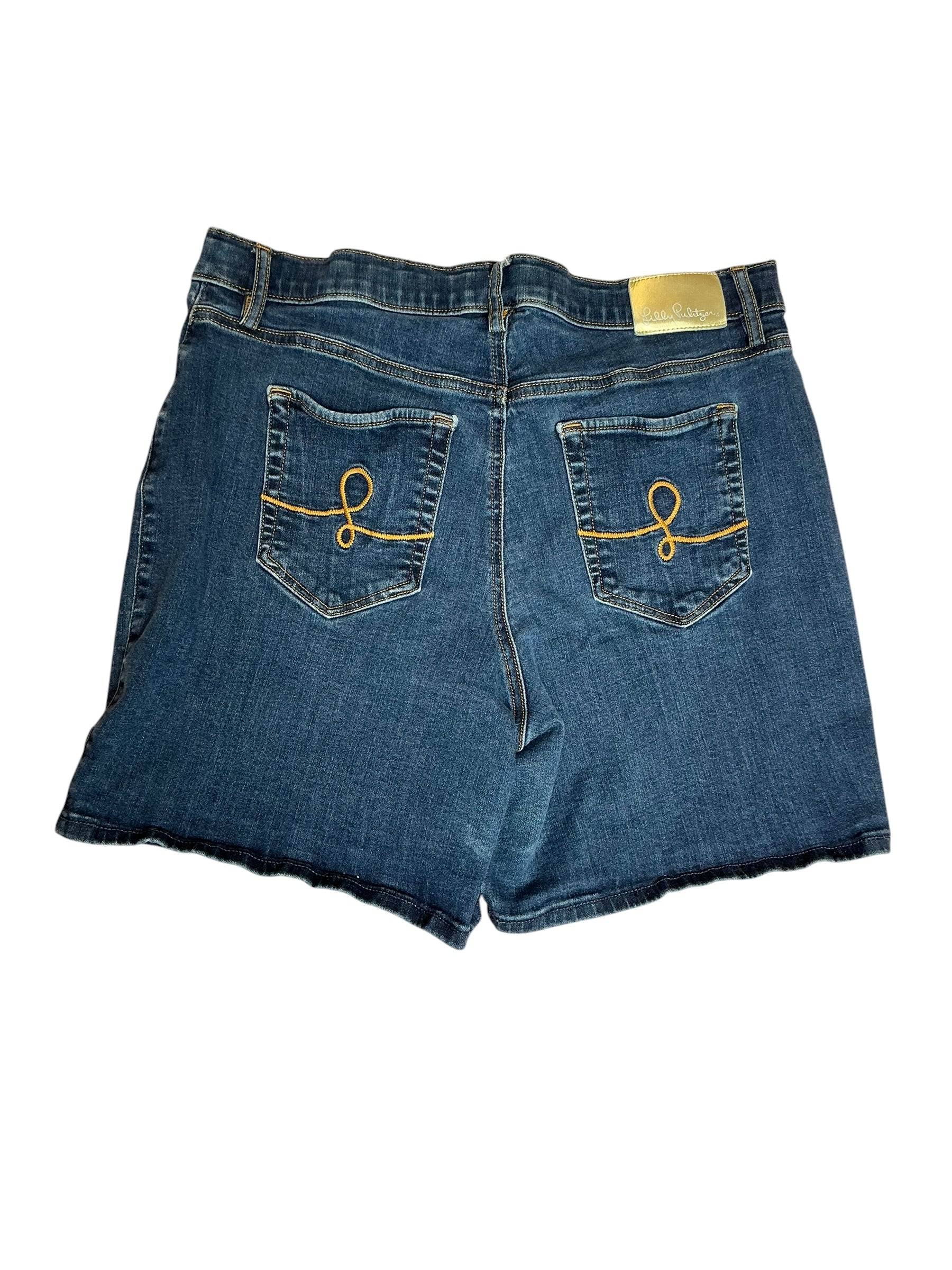 Lilly Pulitzer Caraway Jean Shorts Denim - Size 12