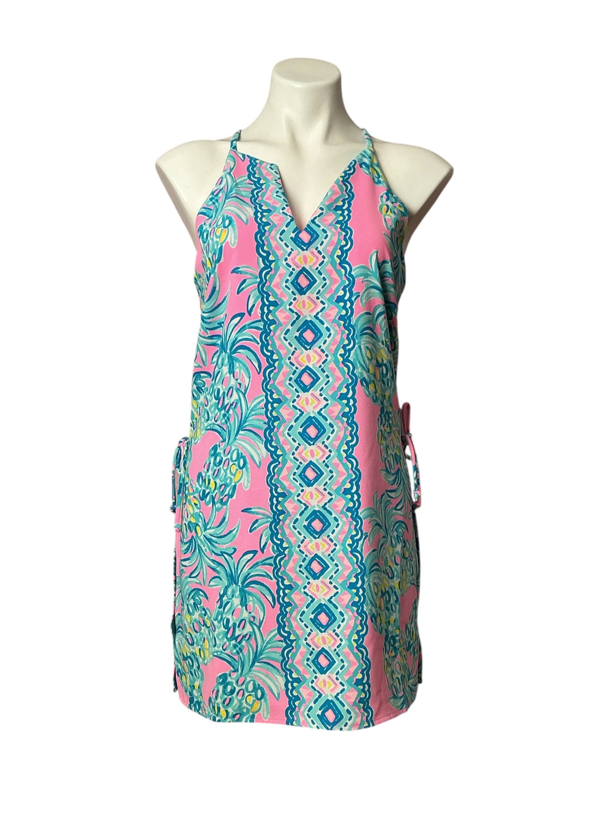Lilly Pulitzer Pearl Romper Beat the Heat Pelican Pink - Size 6