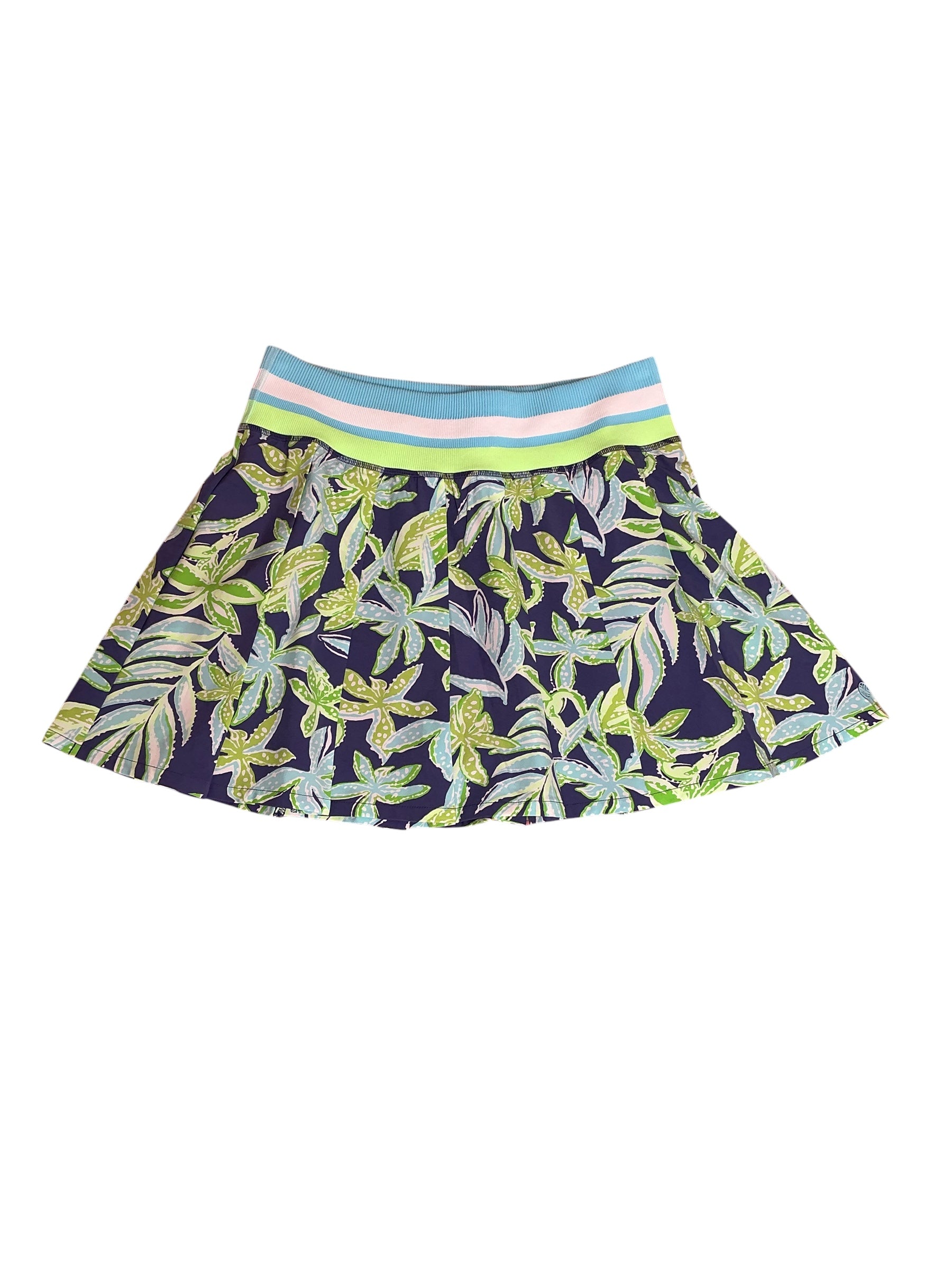 Lilly Pulitzer NWT Cosmina High Rise Skort Sapphire Pool Tropical Tango - Size M