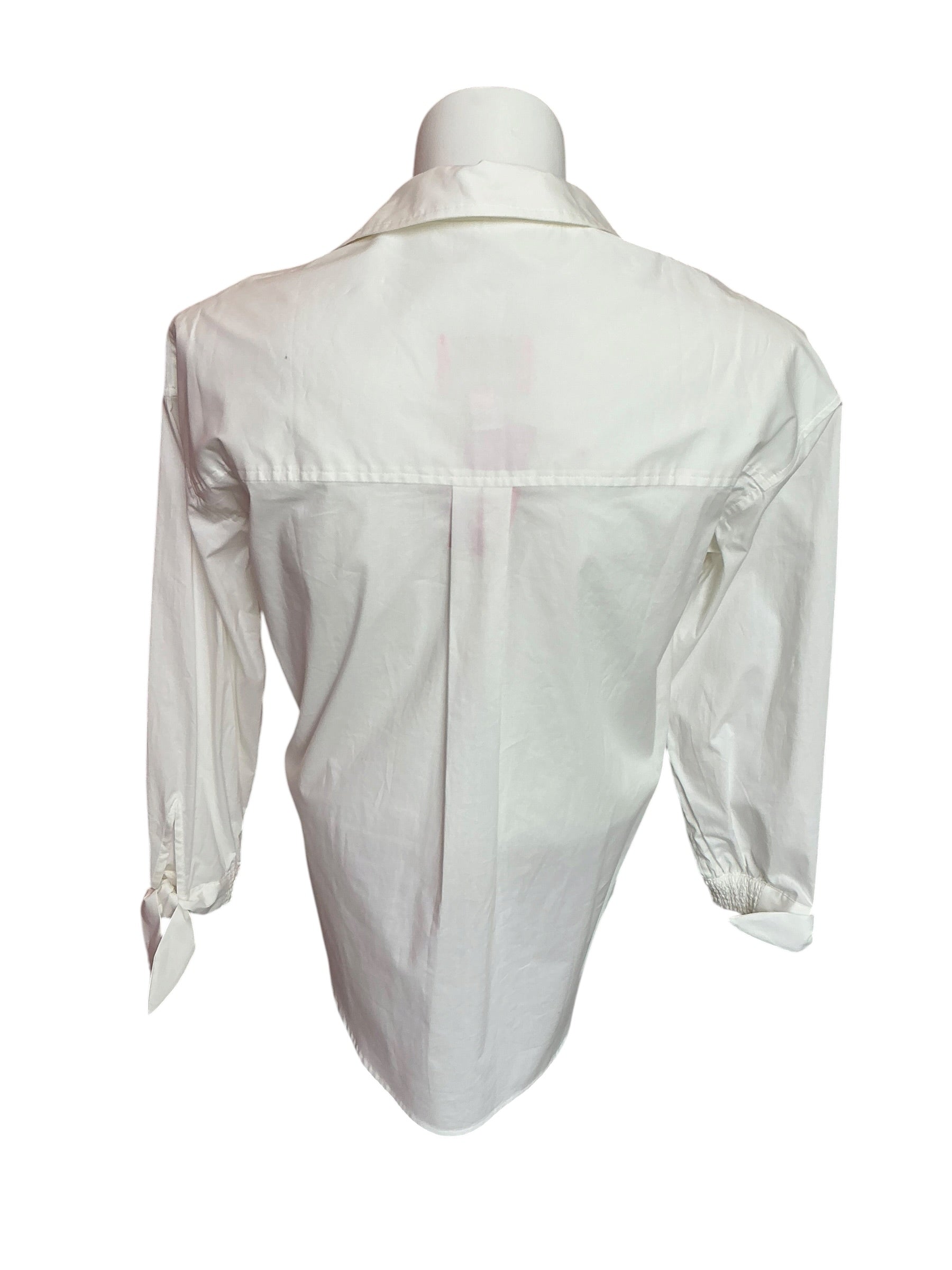 Lilly Pulitzer Lesia Relaxed Button Down Shirt Resort White - Size XS