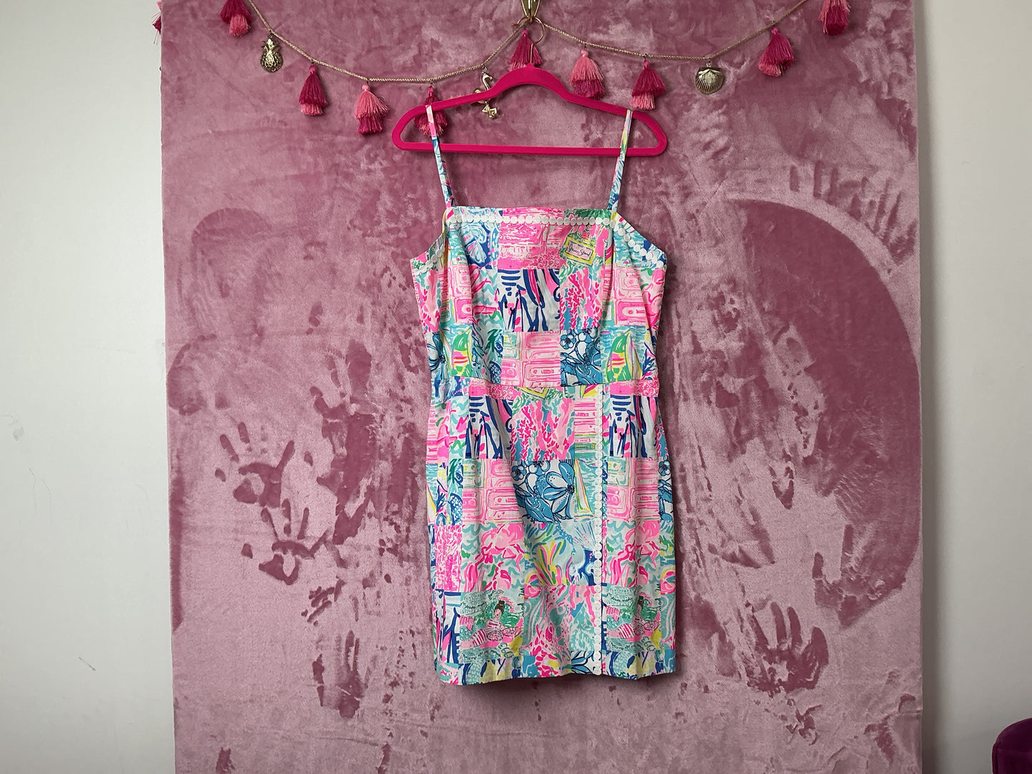 Lilly Pulitzer NWT Jesse Romper Pop Up Summer Remix Patch - Size 14