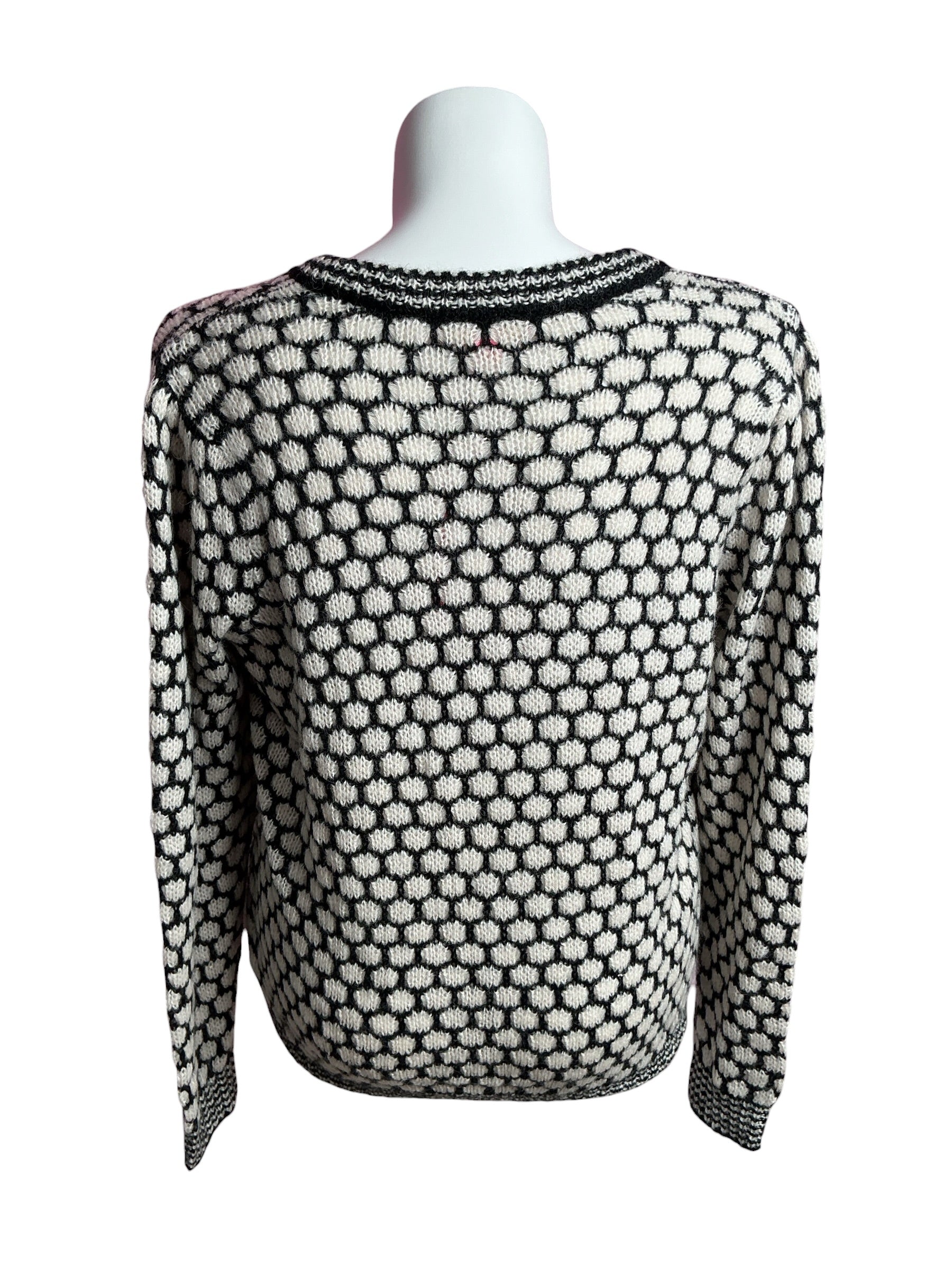 Lilly Pulitzer- NWT Brista Sweater Black Honeycomb Size XL