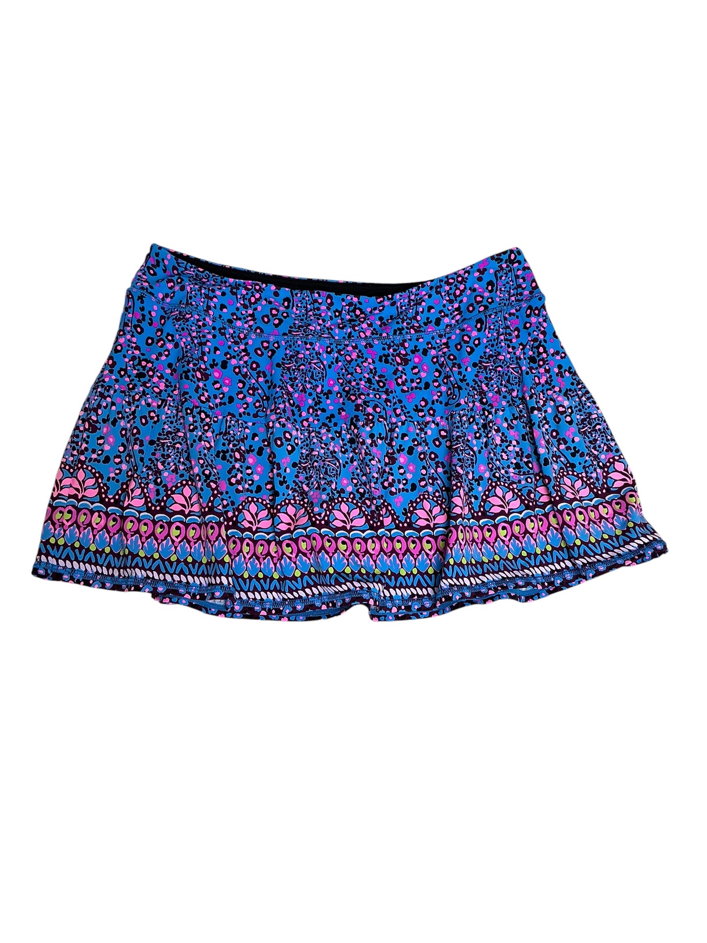 Lilly Pulitzer Luxletic Active Gardenia Skort Growl and Prowl - Size L