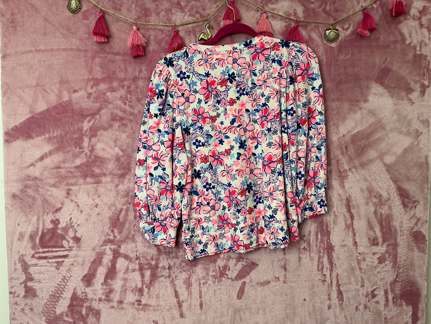 Lilly Pulitzer NWT Corden Sweatshirt Resort White Party Like A Lobstar - Size S