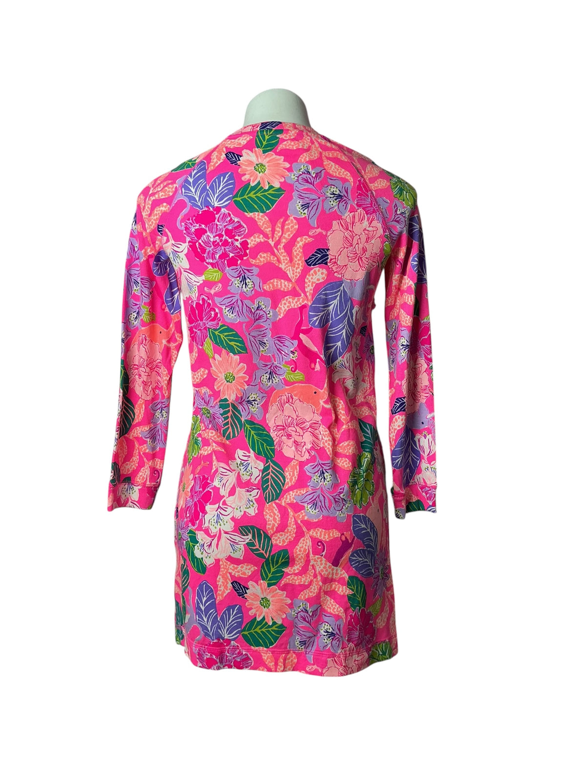 Lilly Pulitzer Kids Mini Beach Comber Dress Pink Isle Best of Friends - Size XL (12-14)