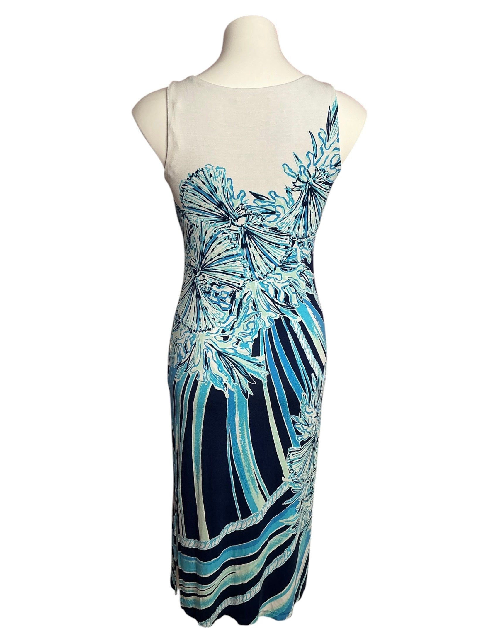 Lilly Pulitzer Mercer Midi Dress Hooked On A Feeling - Size S