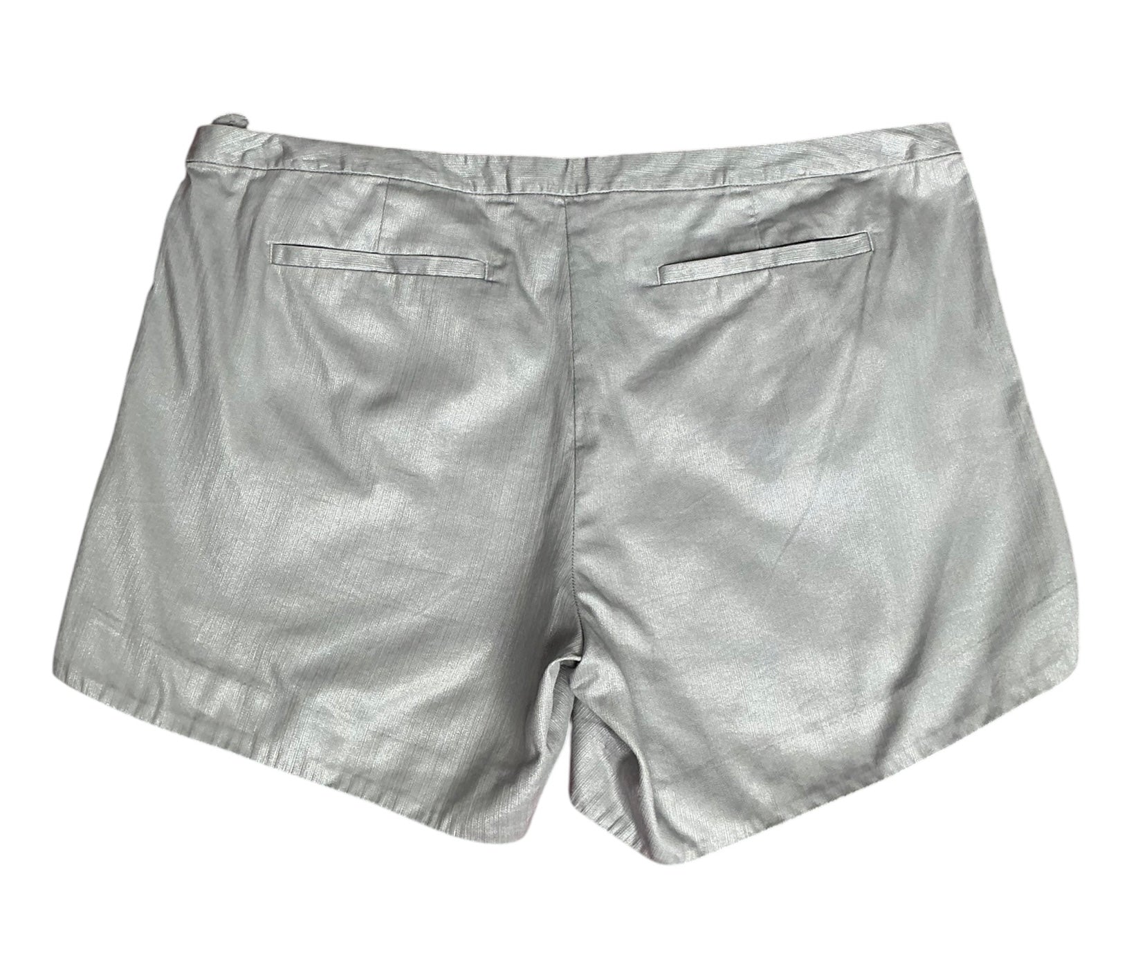 Lilly Pulitzer Kasia Shorts Silver Metallic - Size 14