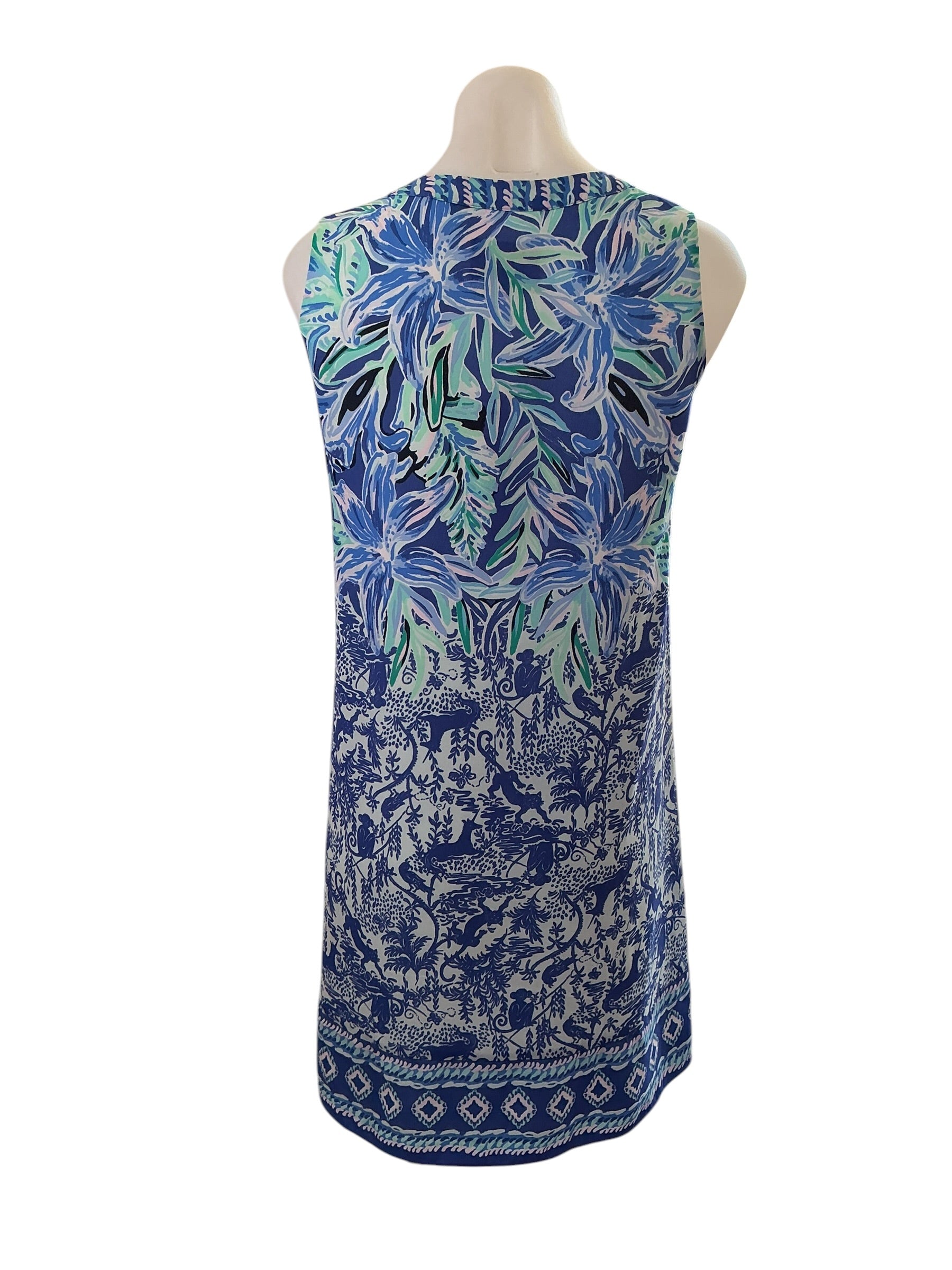 Lilly Pulitzer NWT Evah Shift - High Tide Navy Ready Set Gecko Engineered Dress - Size XS