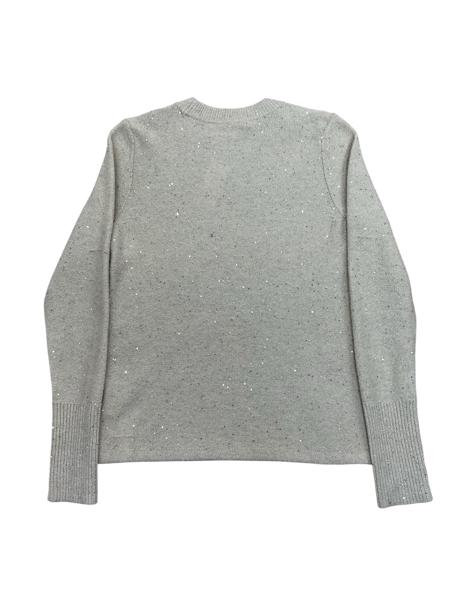 Lilly Pulitzer Morgen Sequin Sweater Coconut Metallic - Size S