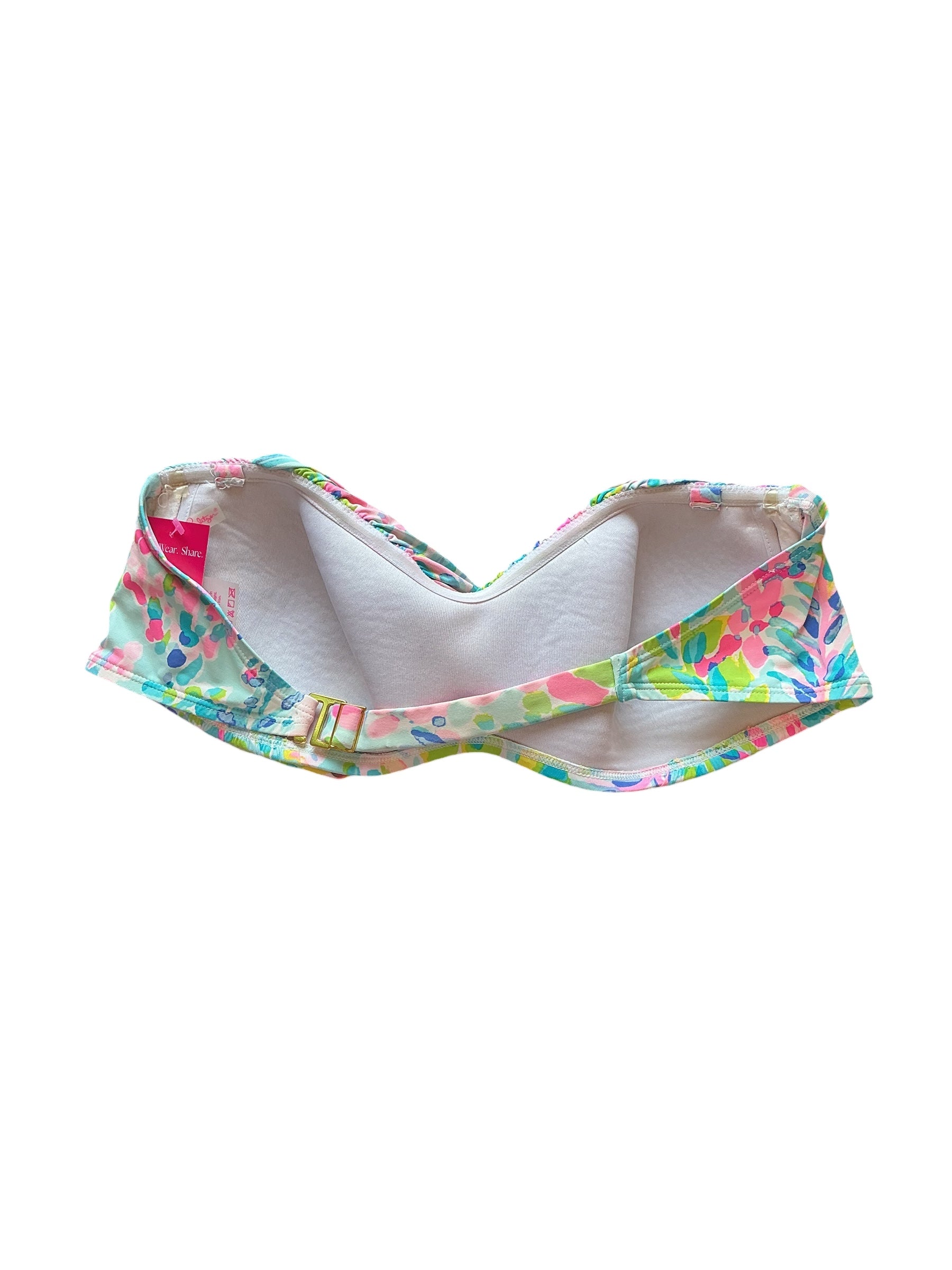 Lilly Pulitzer Cay Twist Bandeau Top - Catch The Wave - Size 10