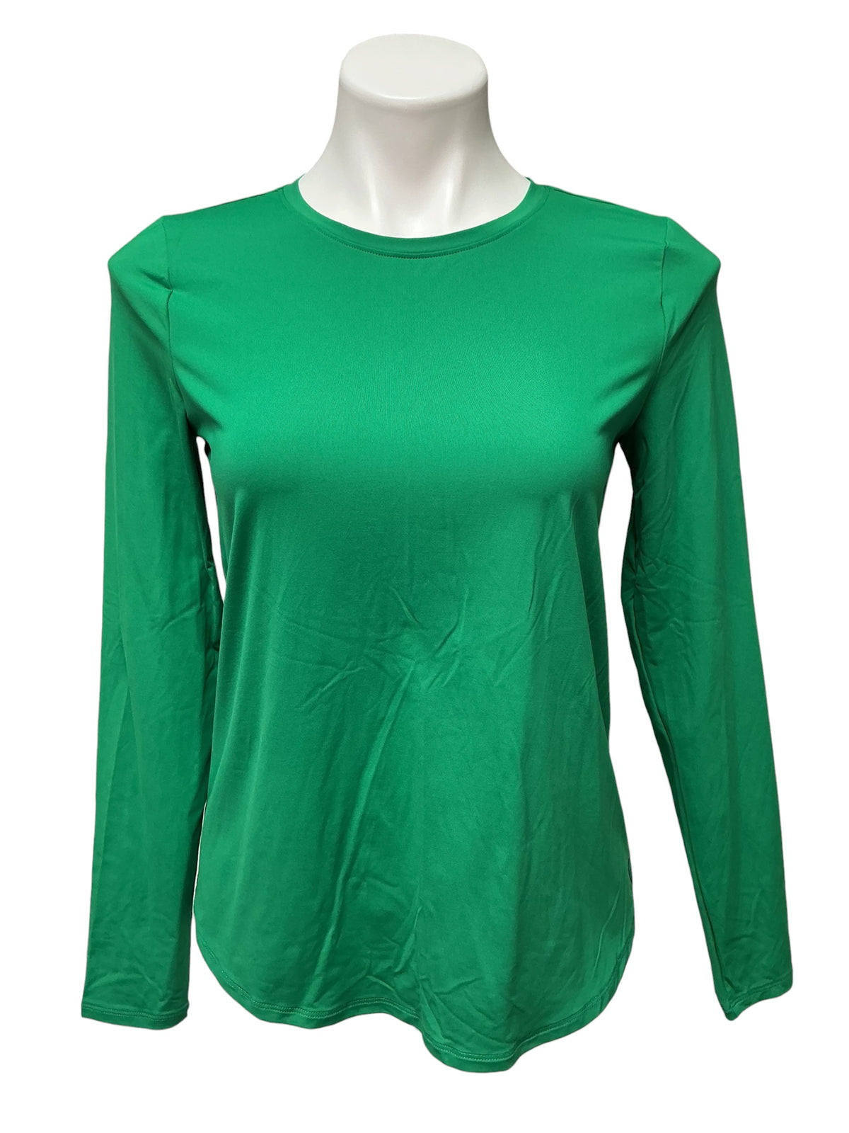 Lilly Pulitzer NWT Westley Long Sleeve Active Tee UPF 50+ Fiddle Leaf Green - Size XS