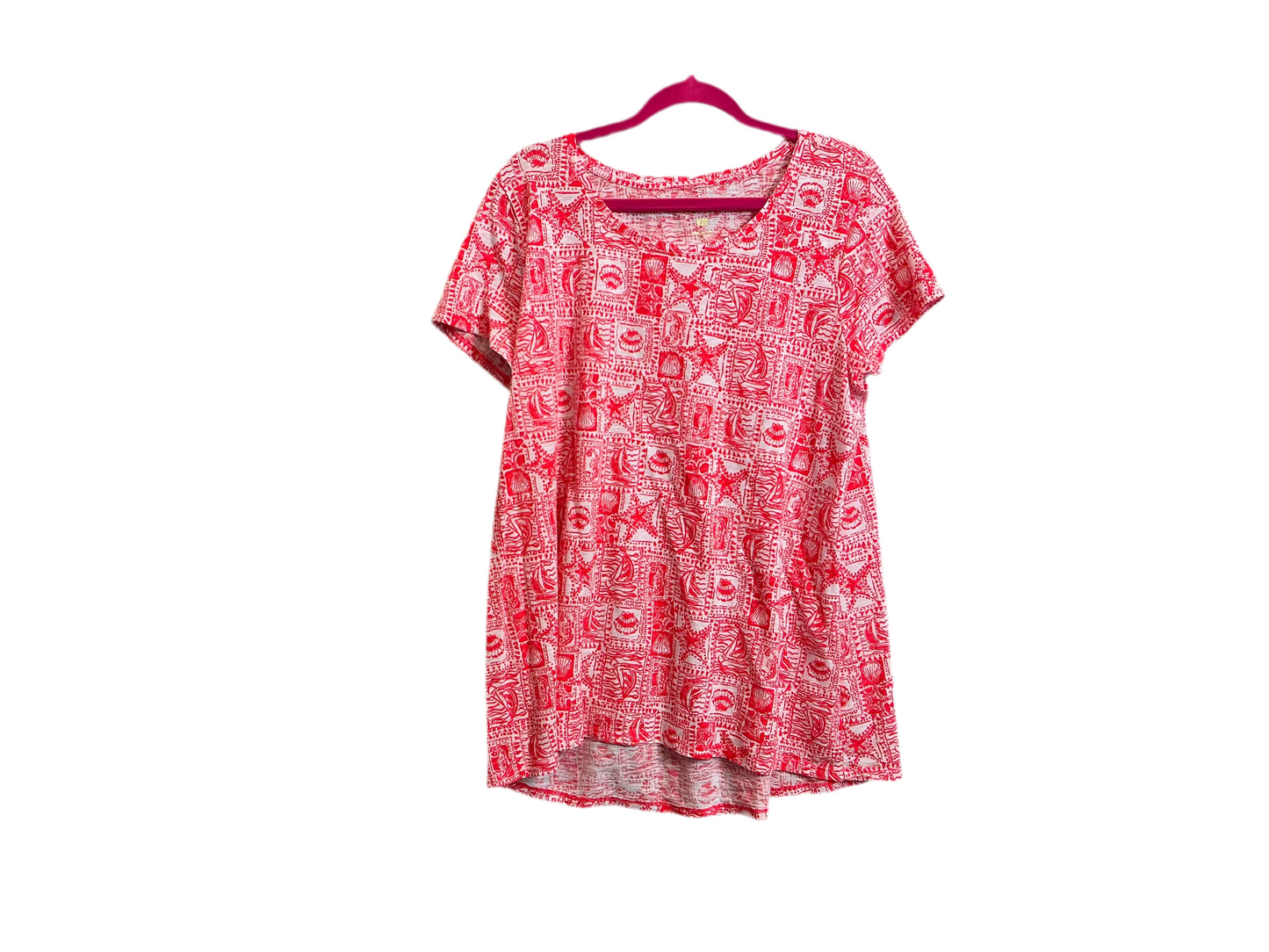 Lilly Pulitzer Short Sleeve Top - Size XL