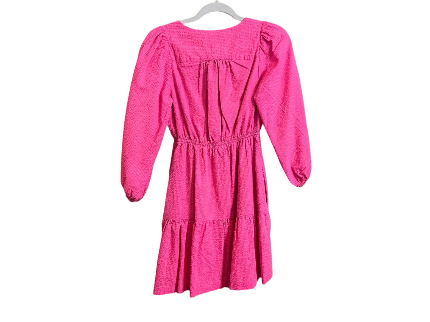 Lilly Pulitzer Deacon mini dress in a vibrant passion fruit pink made from 100% cotton paradise pucker fabric Dress - Size 00