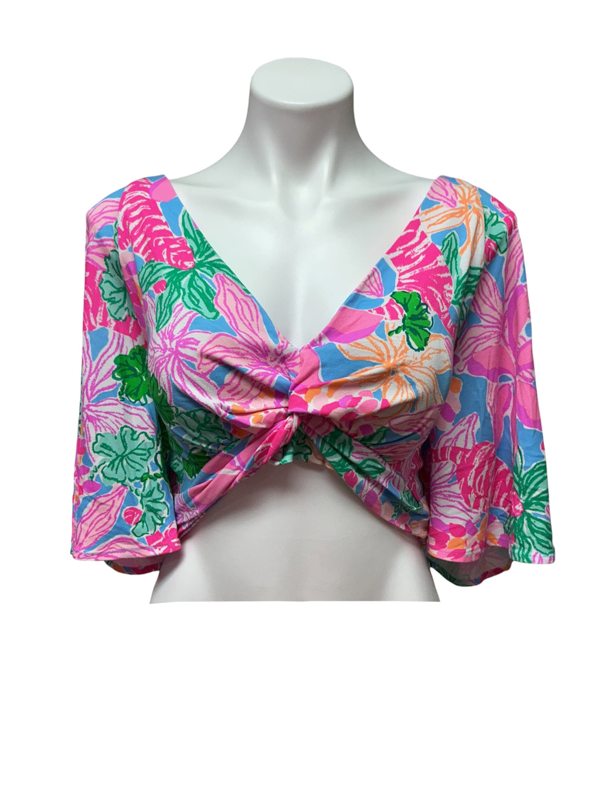 Lilly Pulitzer NWT Minka Top Multi Tigers Lair - Size XL