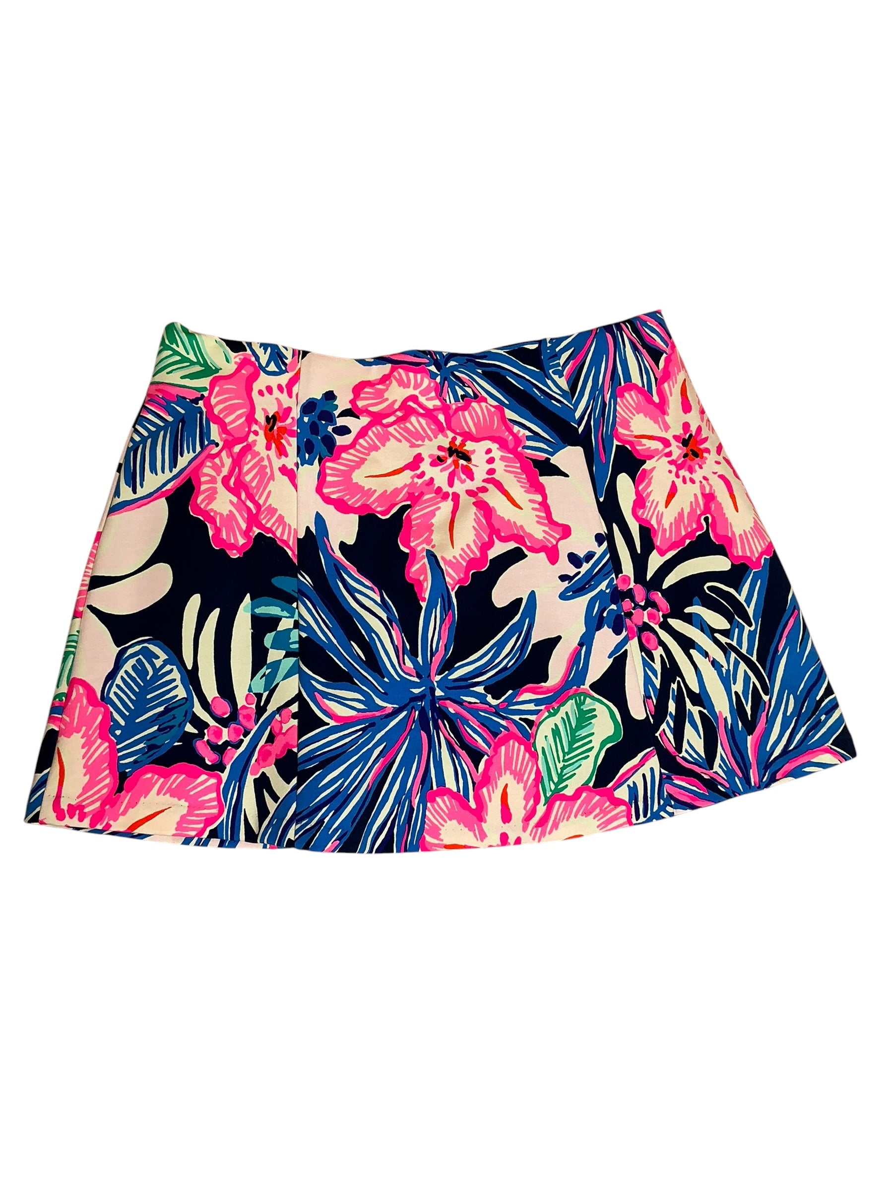 Lilly Pulitzer NWT Madison Skort High Tide Navy Sugar Mambo - Size L
