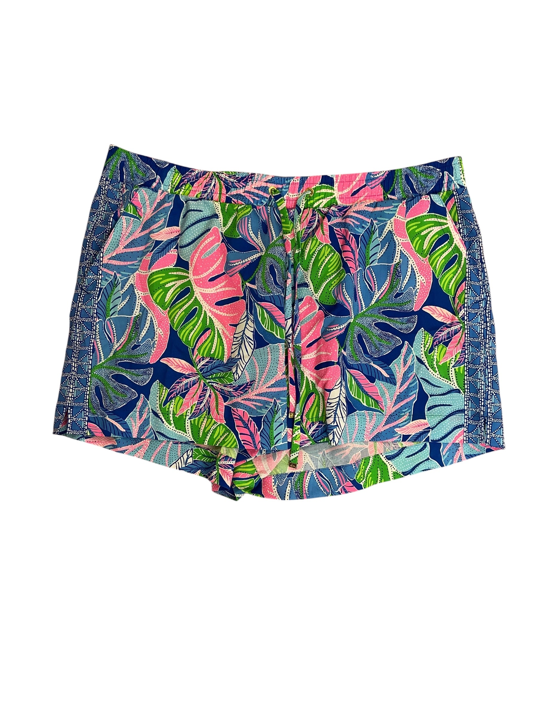 Lilly Pulitzer Katia Shorts Beleaf In Yourself - Size XL