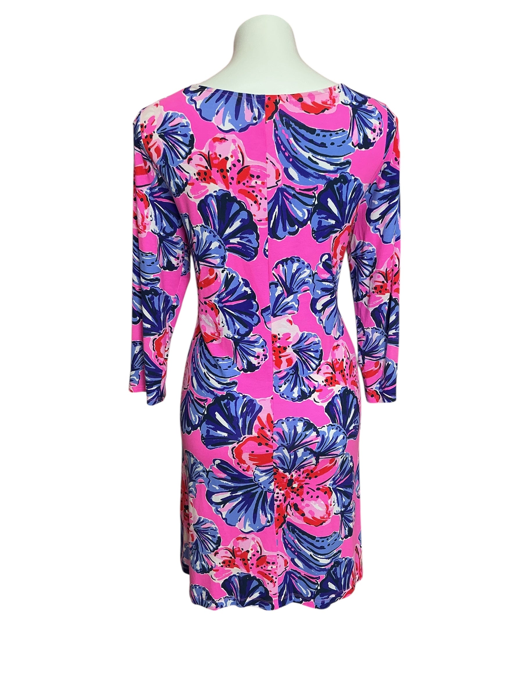 Lilly Pulitzer Ophelia Swing Dress Plumeria Pink In A Holidaze - Size L