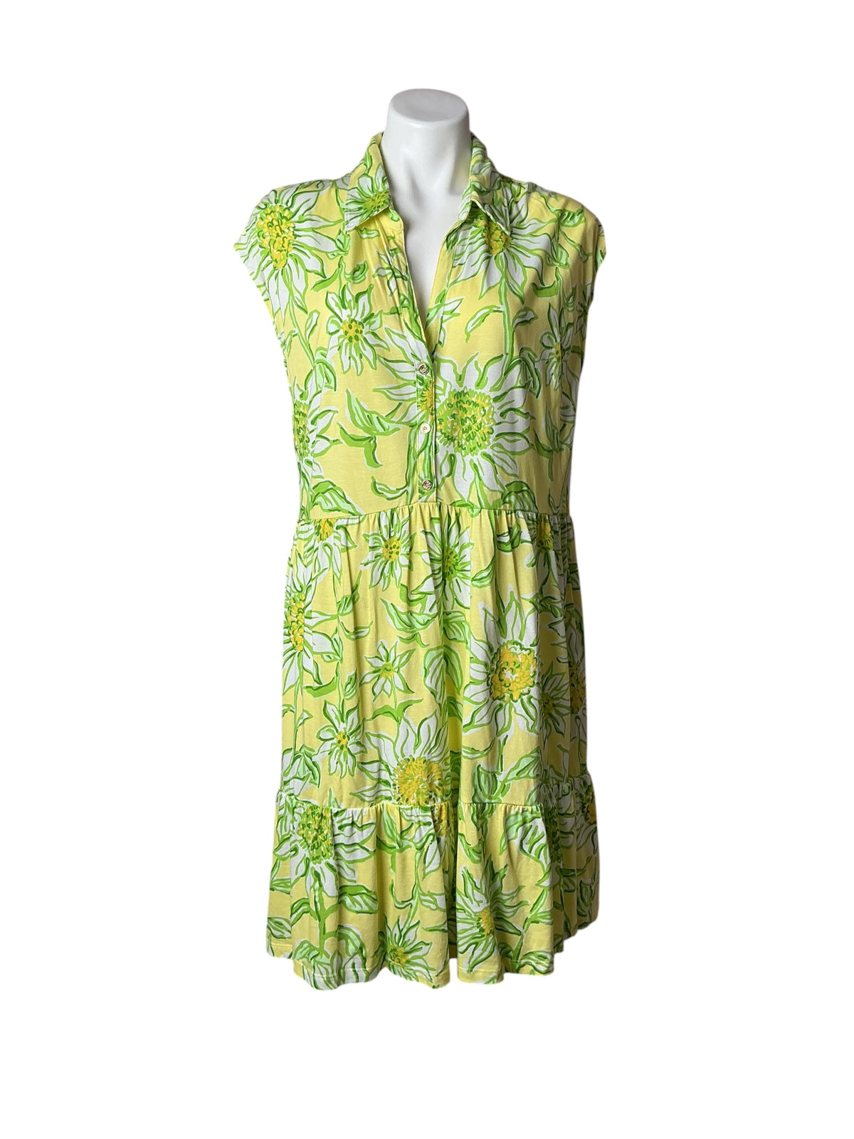 Lilly Pulitzer Arley Dress - Limoncello Sunbelievable - Size L