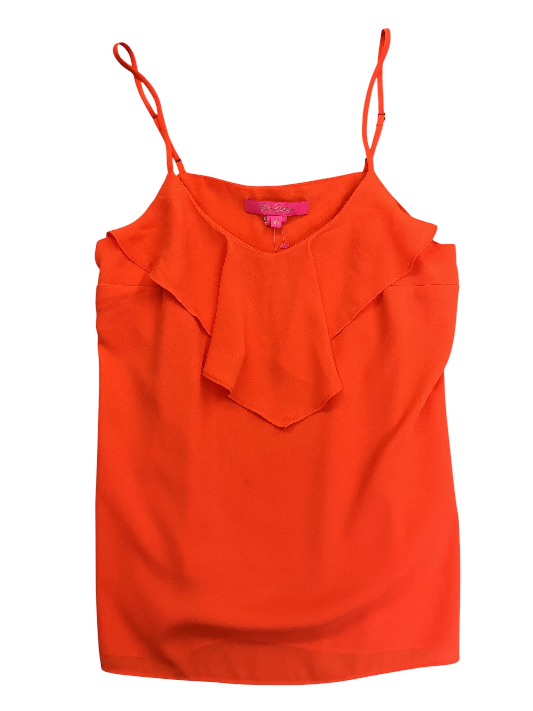 Lilly Pulitzer Karmen Cami Top Picante Coral - Size XS