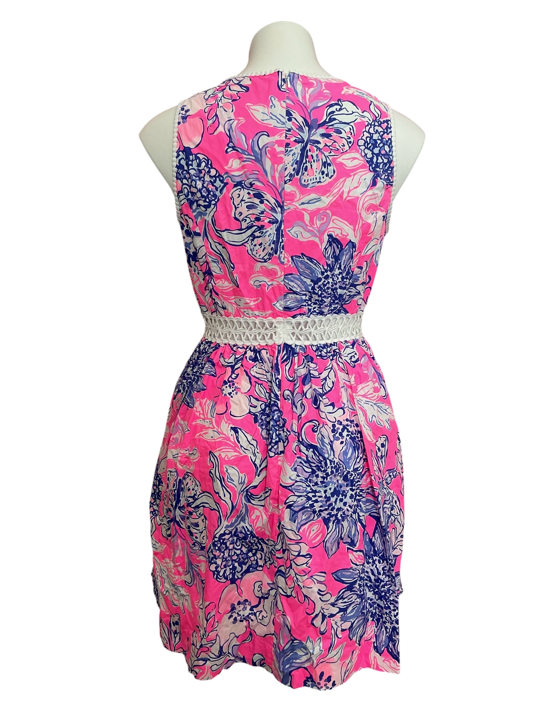 Lilly Pulitzer Alivia Dress Pink Tropics Sun Drenched - Size 6
