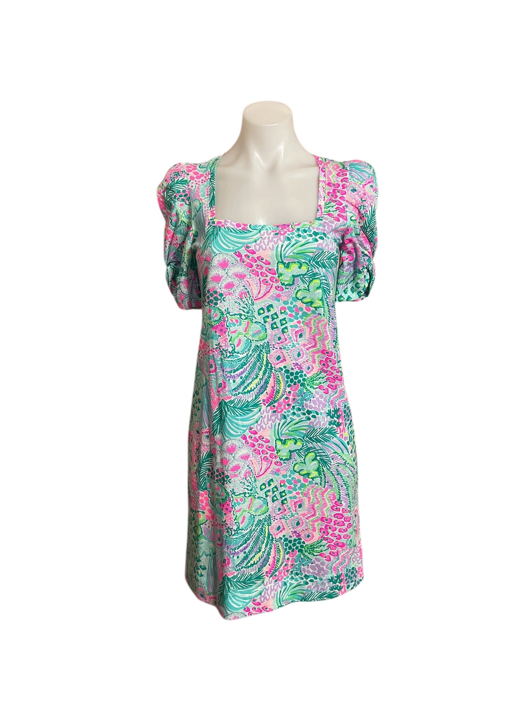 Lilly Pulitzer NWT Haydn Short sleeve Dress - Multi Banana Split - Size S