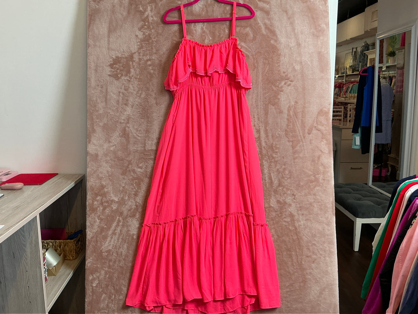 Lilly Pulitzer NWT - Adia Maxi Dress - Love Potion Pink - Size XL