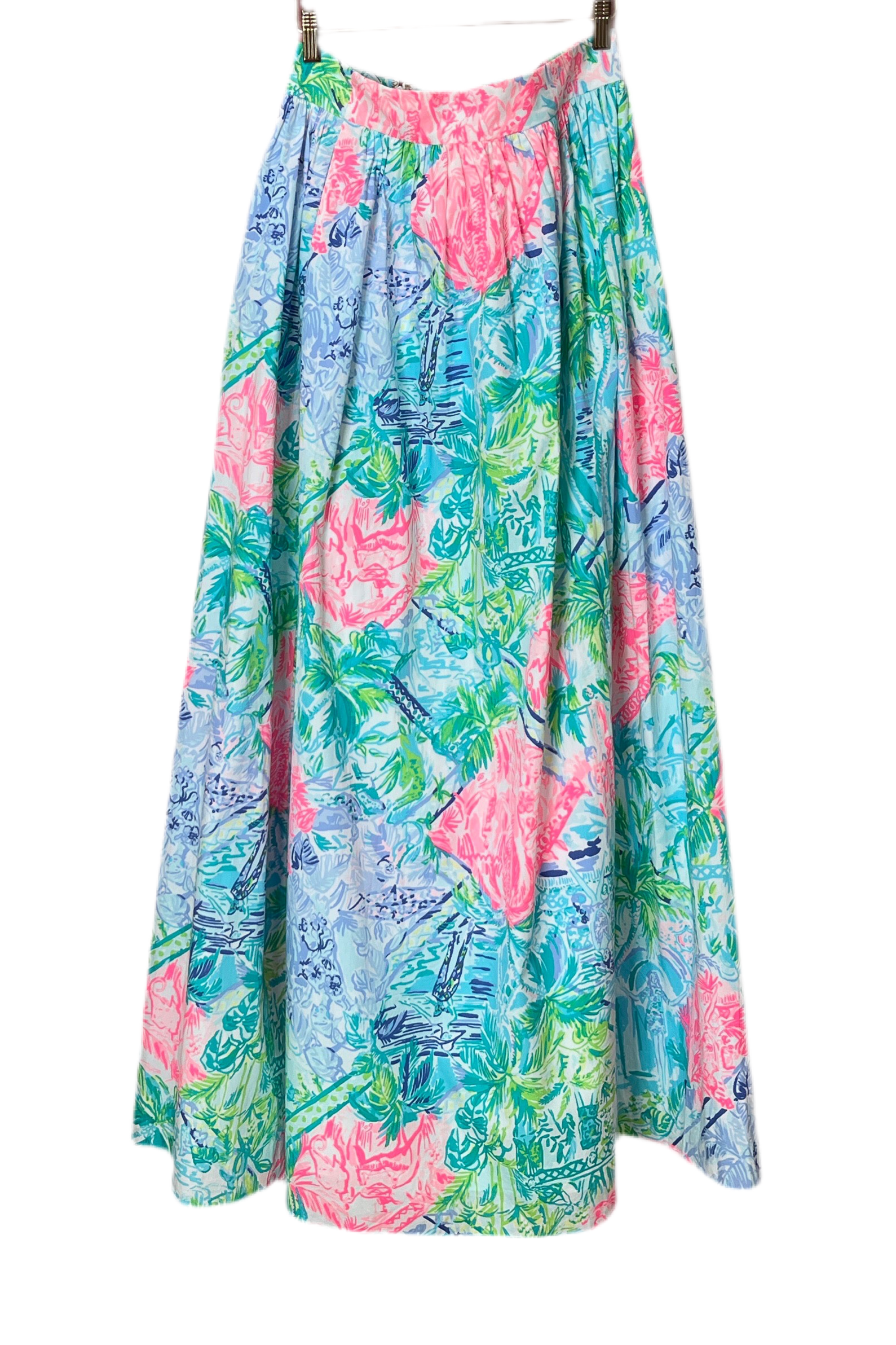 Lilly Pulitzer Bobbi Maxi Skirt Size 8