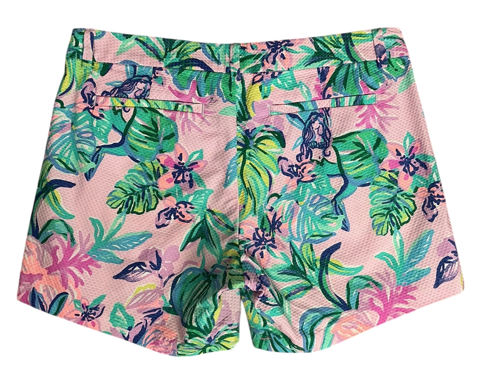 Lilly Pulitzer Callahan Shorts Mermaid In The Shade - Size 4