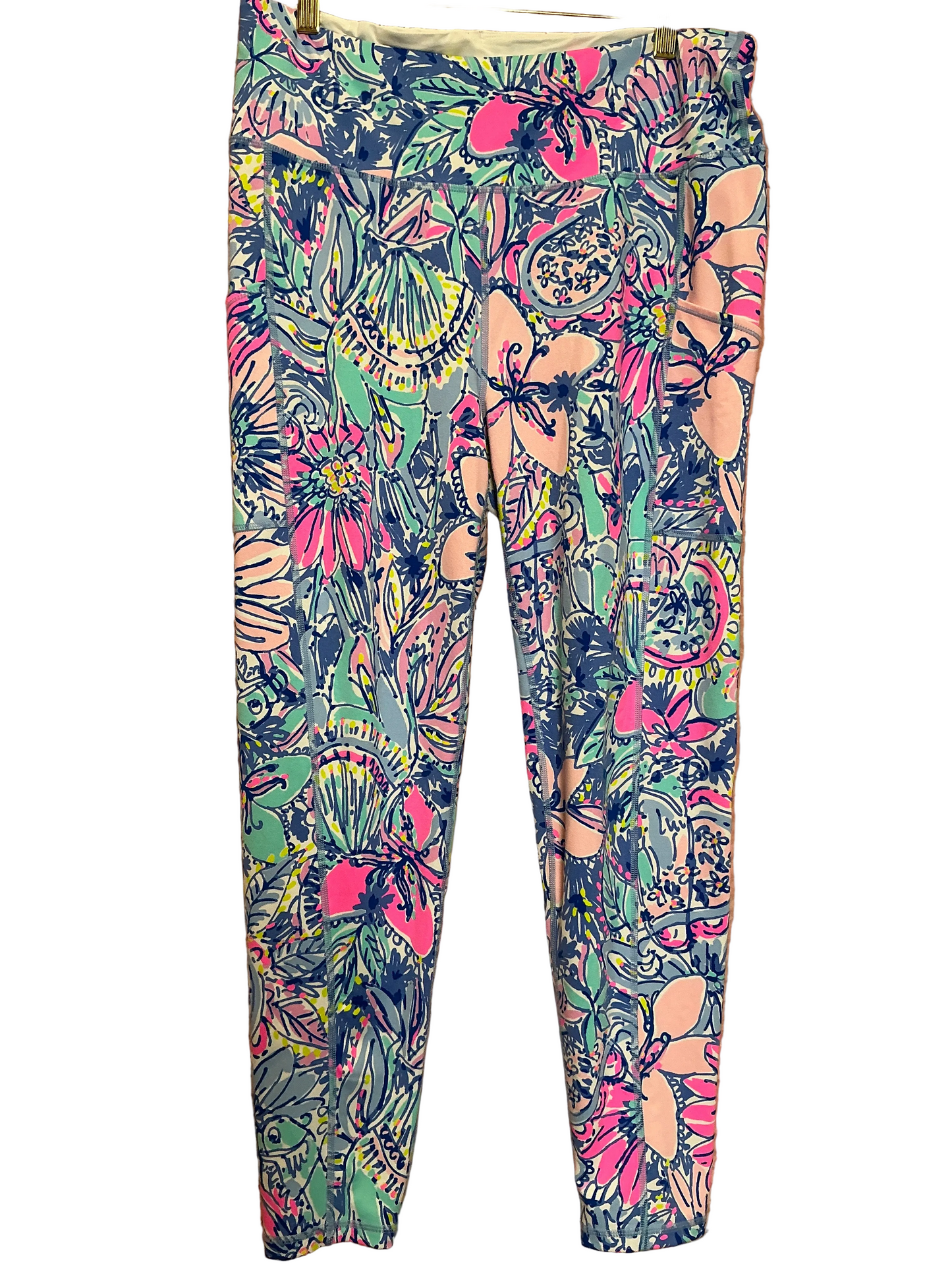 Lilly  Pulitzer Luxletic Weekender High Rise Leggings Got Your Back - Size XL