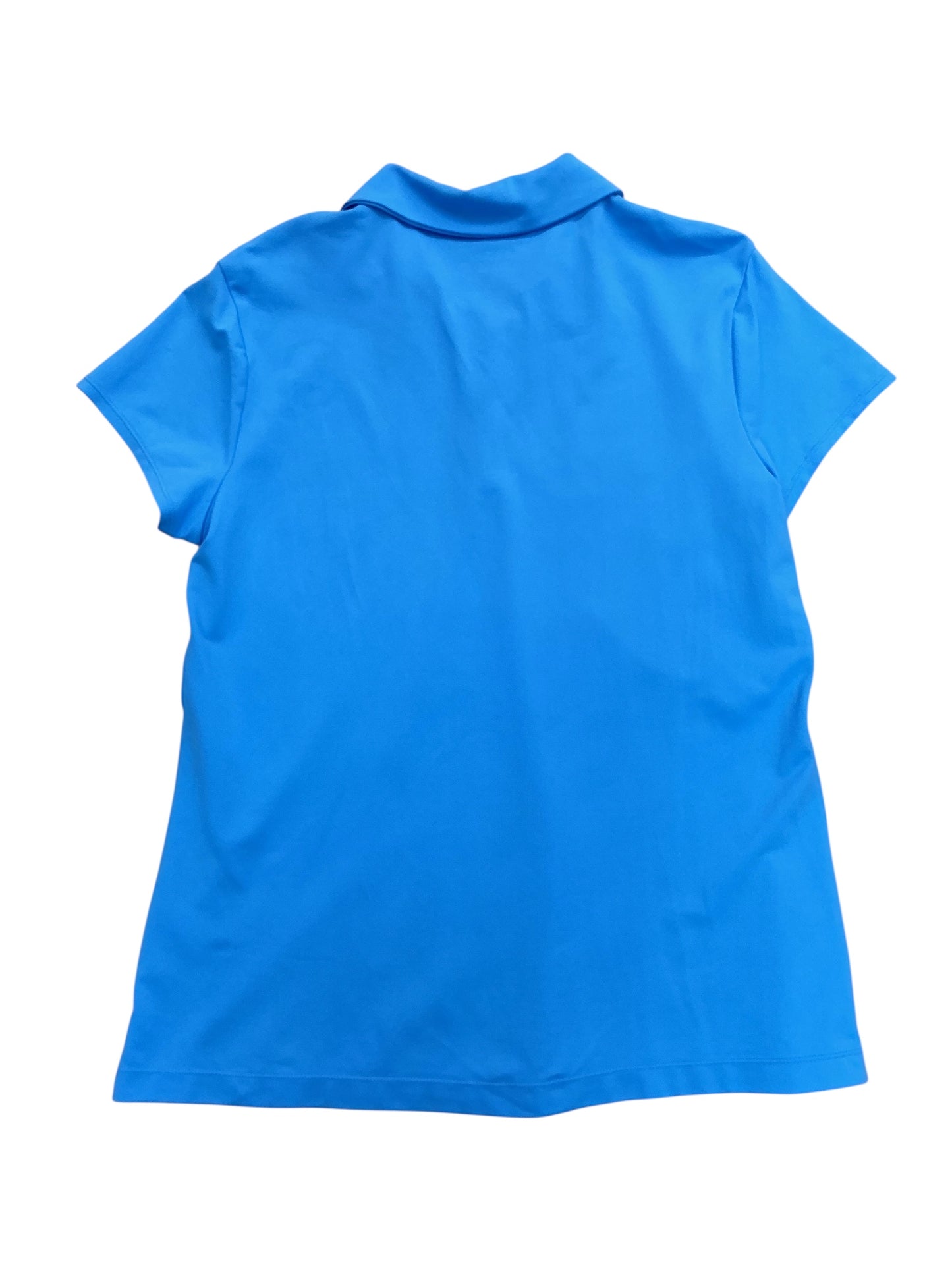 Lilly Pulitzer Luxletic UPF 50+ Frida Scallop Polo Top Bluette - Size XL