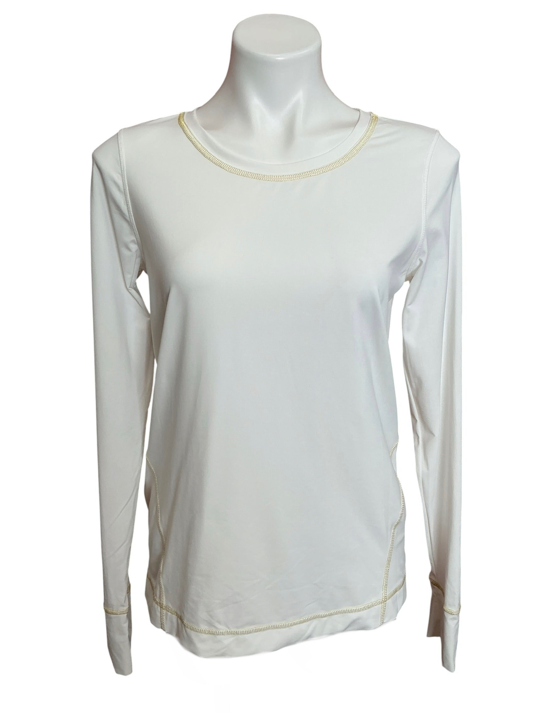 Lilly Pulitzer Luxletic Renay Sunguard Top Resort White - Size M