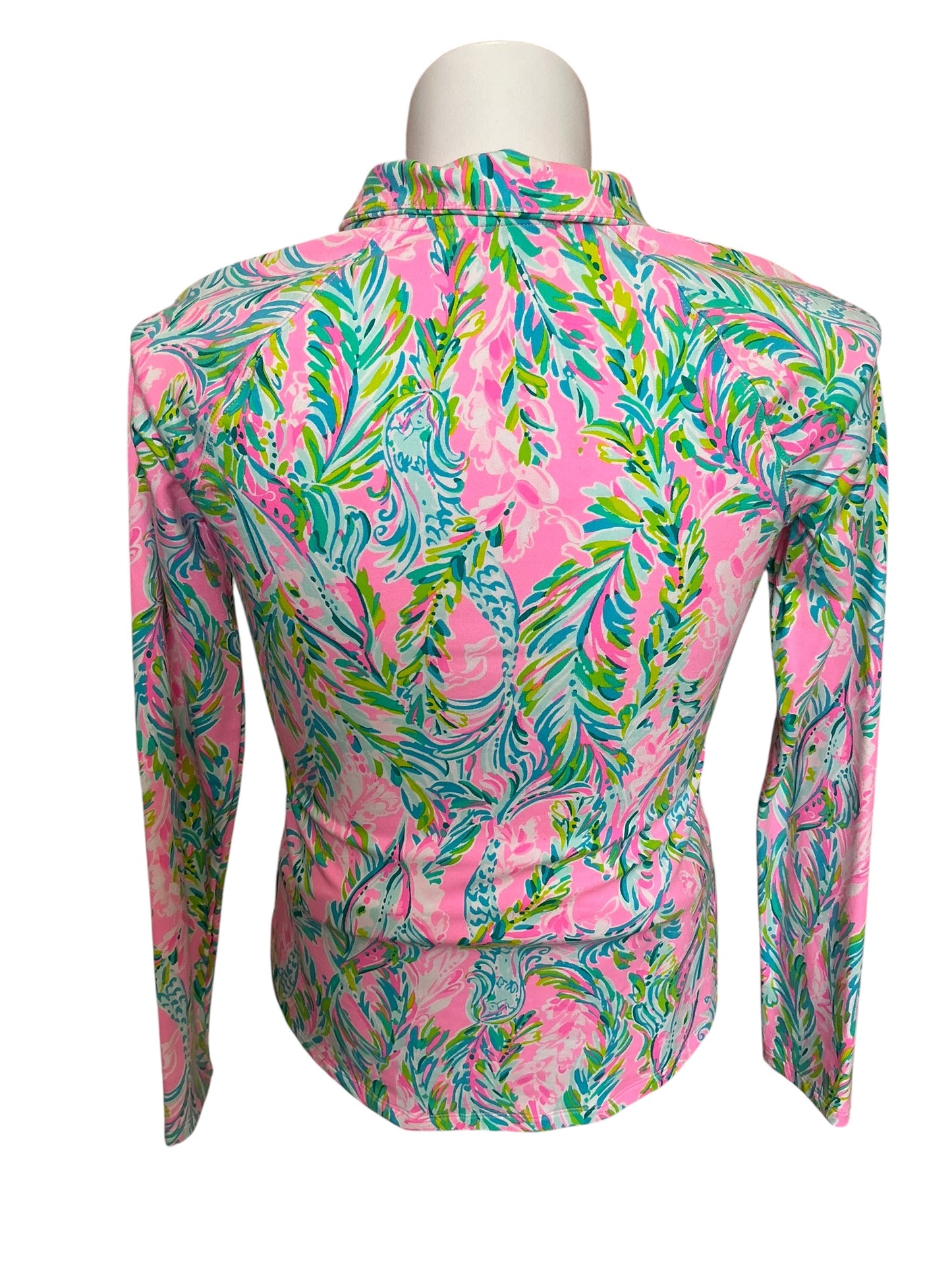 Lilly Pulitzer UPF 50+ Skipper Popover Tropical Storm - Size S