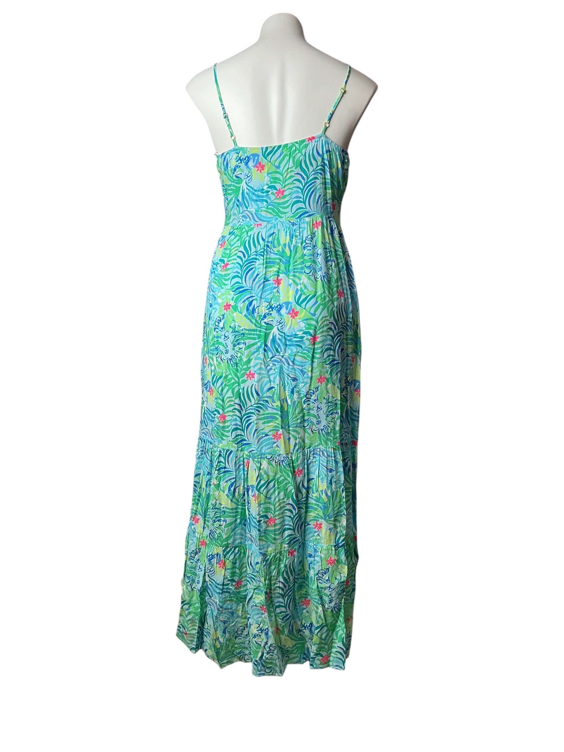 Lilly Pulitzer Teresa Maxi Dress Multi Via Parigi - Size XL