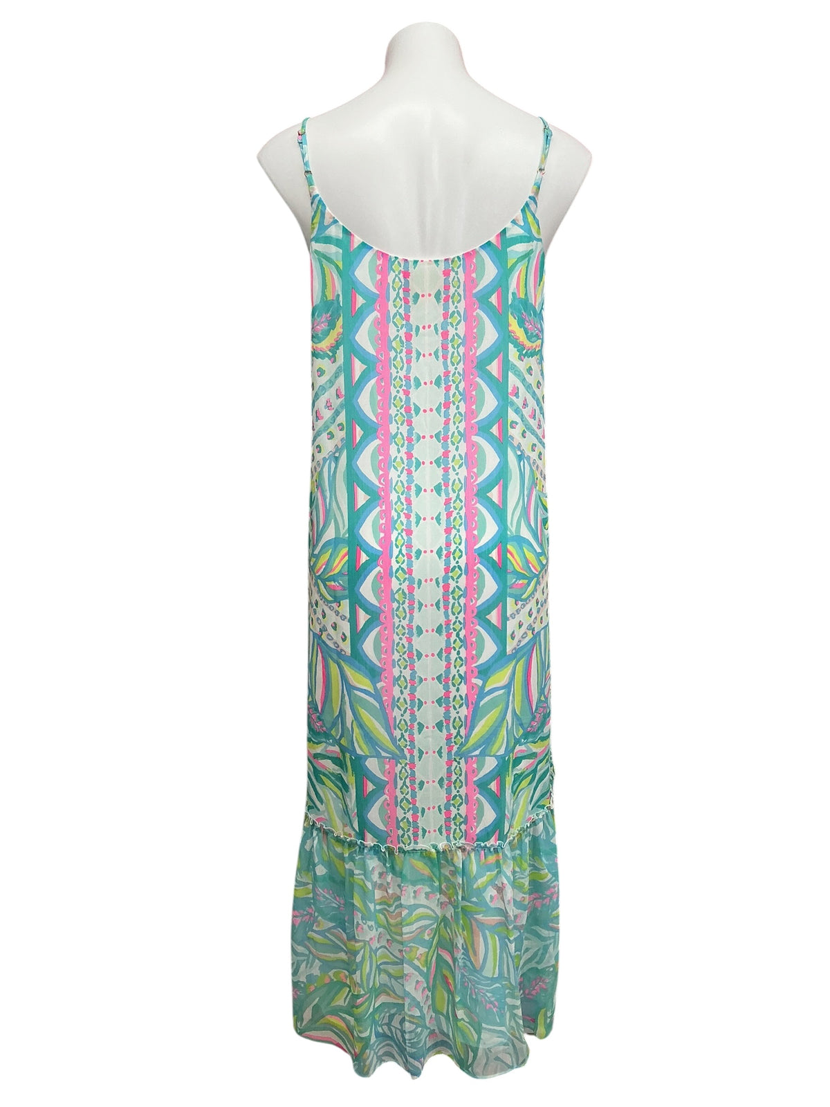 Lilly Pulitzer Winni Midi Dress Multi Maraca My World Engineered - Size S
