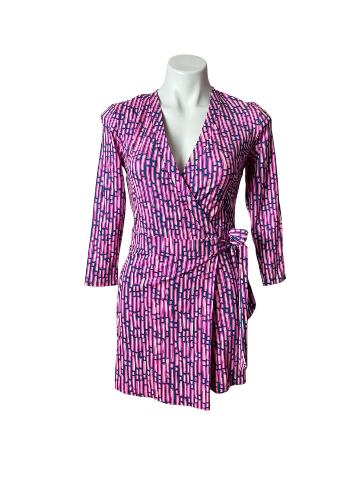 Lilly Pulitzer NWT Karlie Wrap Romper Mandevilla Pink Slathouse Stripe - Size XS