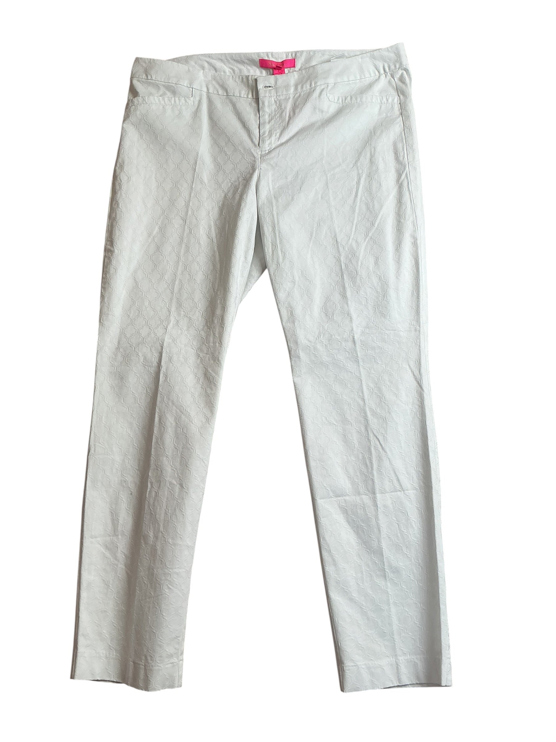 Lilly Pulitzer NWT Kelly Skinny Ankle Pant - Resort White - Size 16