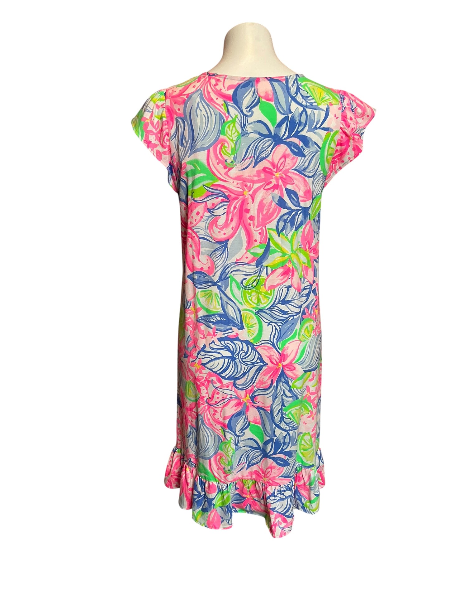 Lilly Pulitzer NWT Rejina Dress Multi Havana Cocktail - Size L