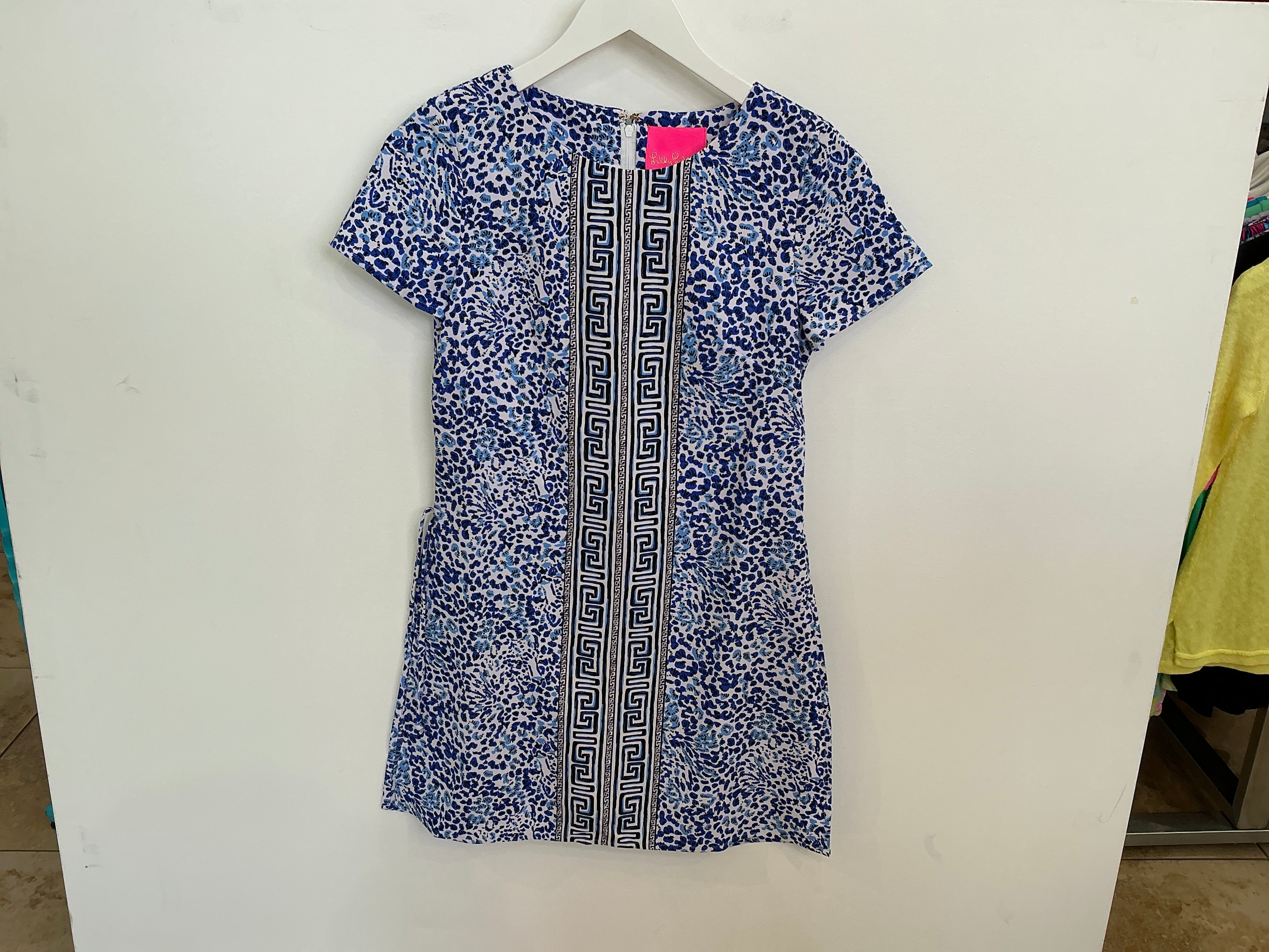 Lilly Pulitzer Blanca Short-Sleeve Ro Resort White Twisted Up Engineered - Size 0