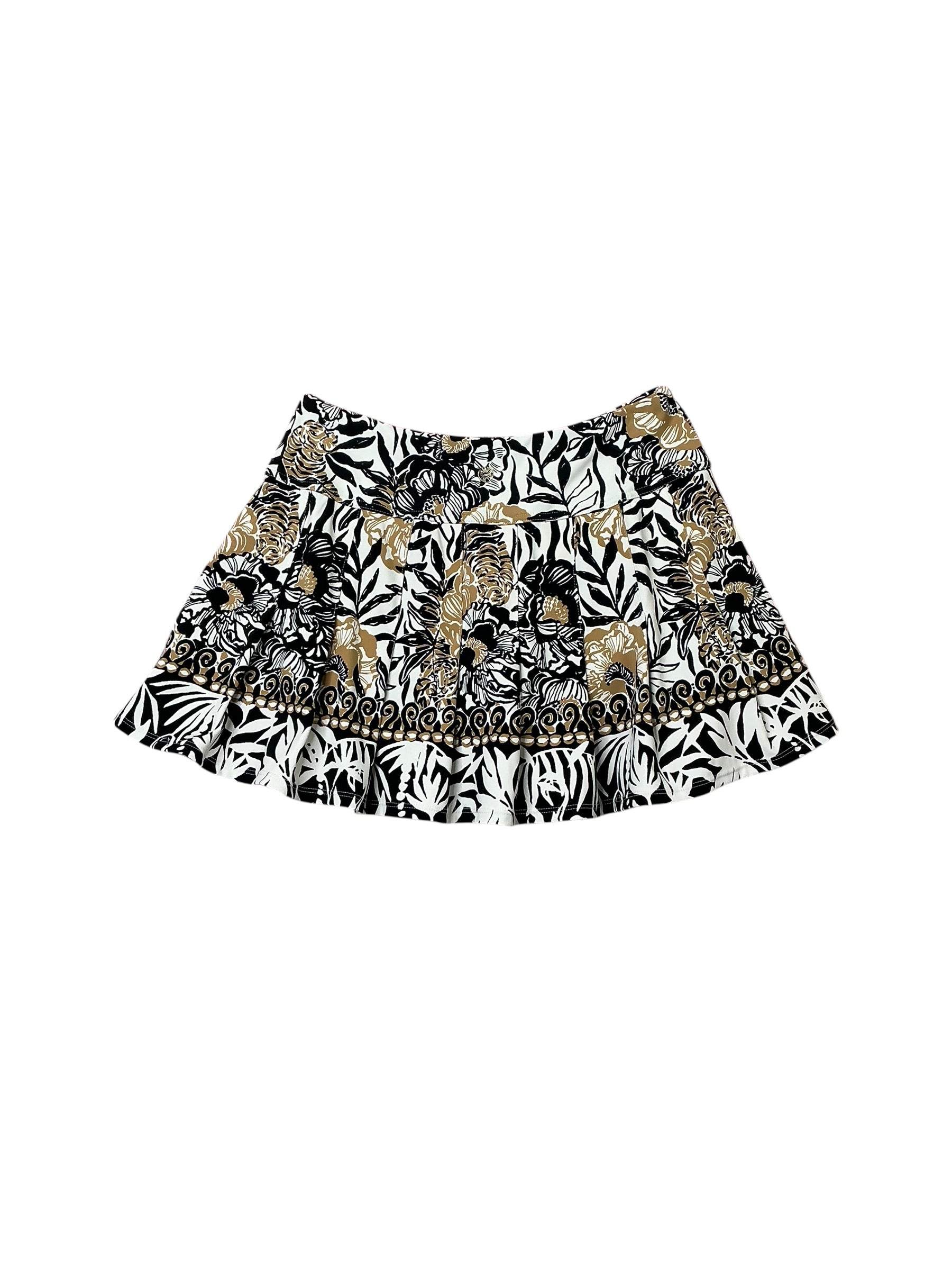 Lilly Pulitzer Ressi Skort UPF 50+ - Onyx Peony Party Engineered - Size S