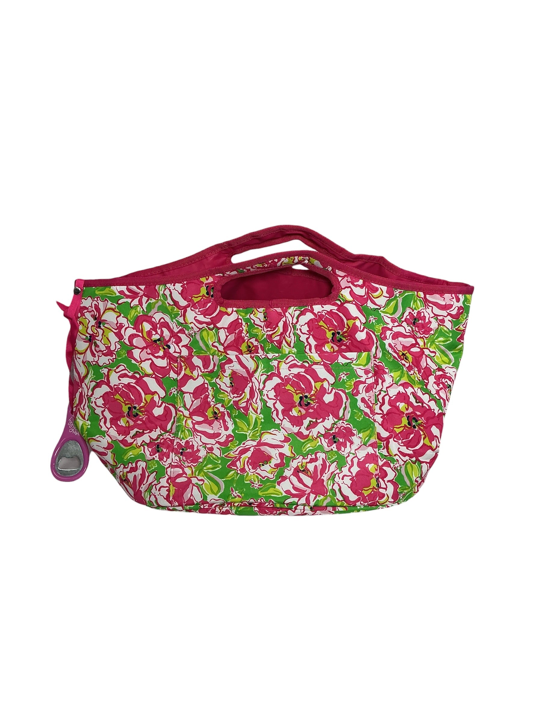 Lilly Pulitzer Insulated Beverage Carrier Big Flirt With Bottle Opener