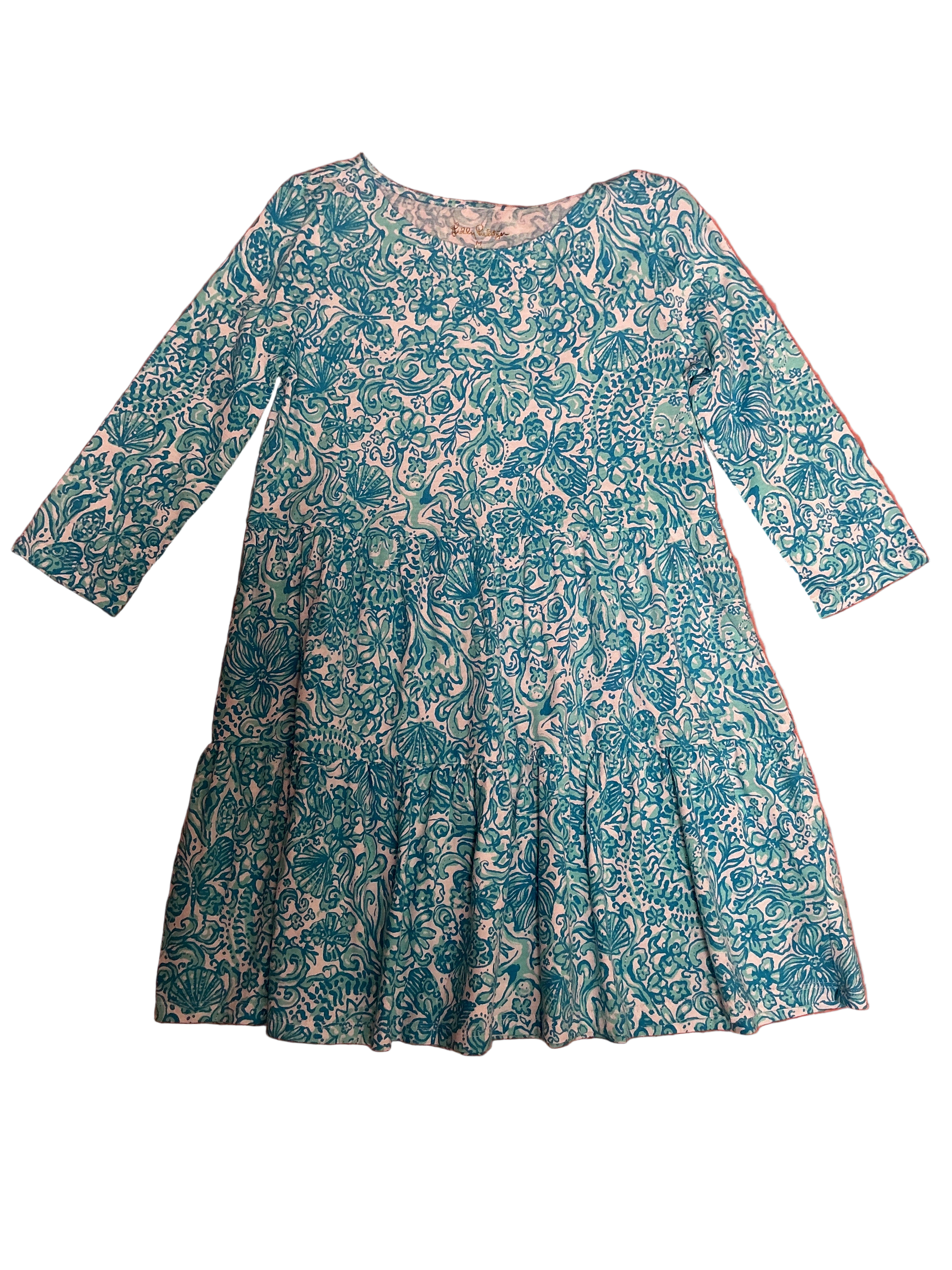 Lilly Pulitzer  NWT - Mini Gianna Kids Dress - Resort White - Took Me By Surprise - Size M