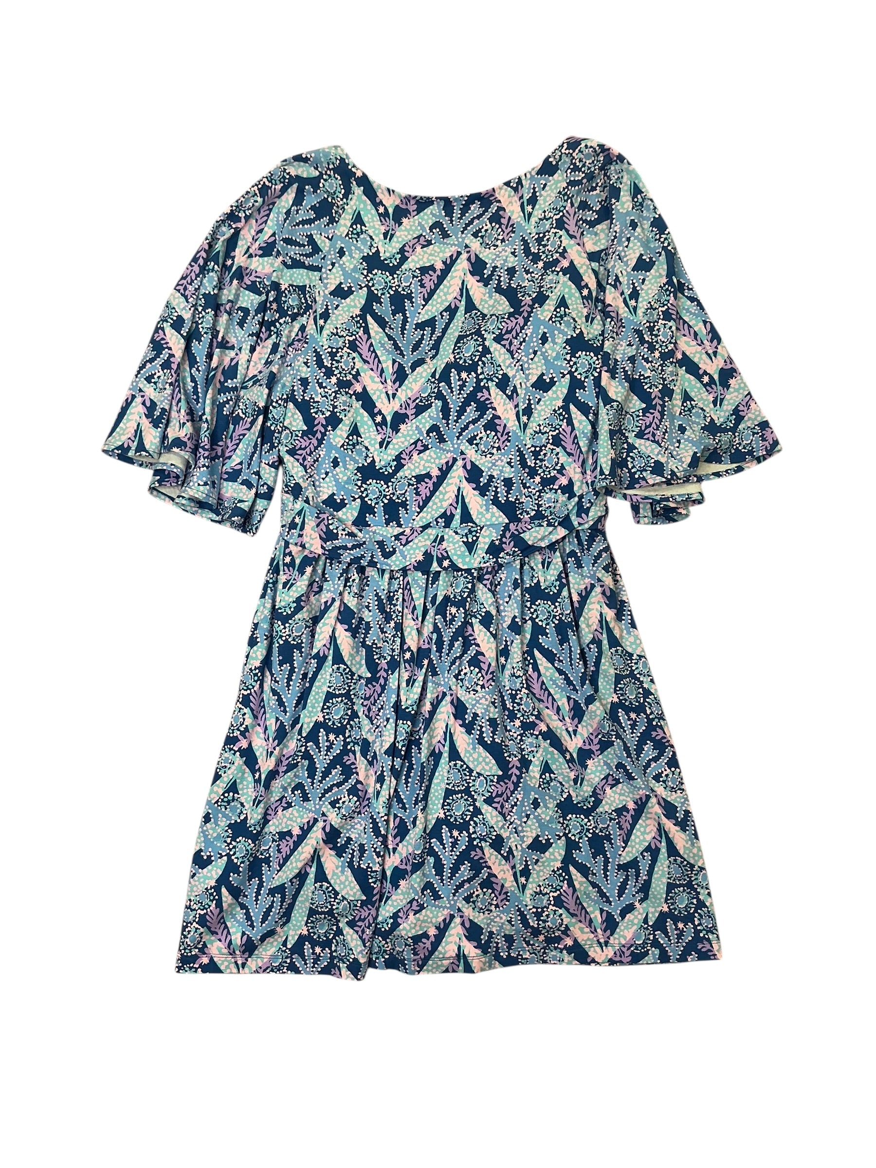 Lilly Pulitzer Minka Skirted Romper - Barton Blue Star Gazing - Size M