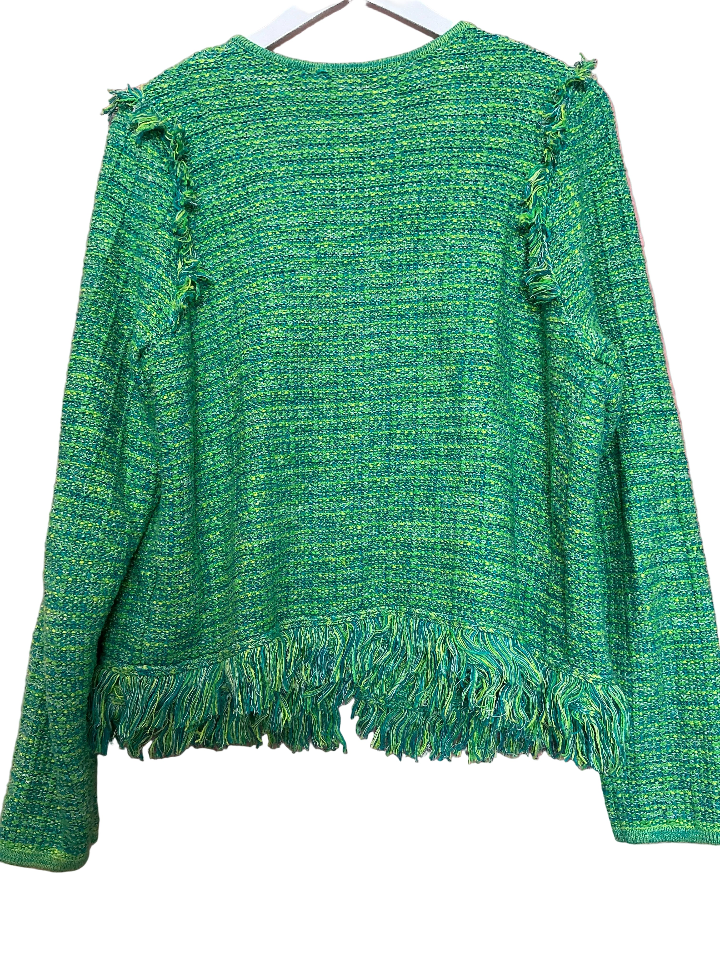 Lilly Pulitzer Simora Fringe Cardigan Bright Green Exotic
Size XL