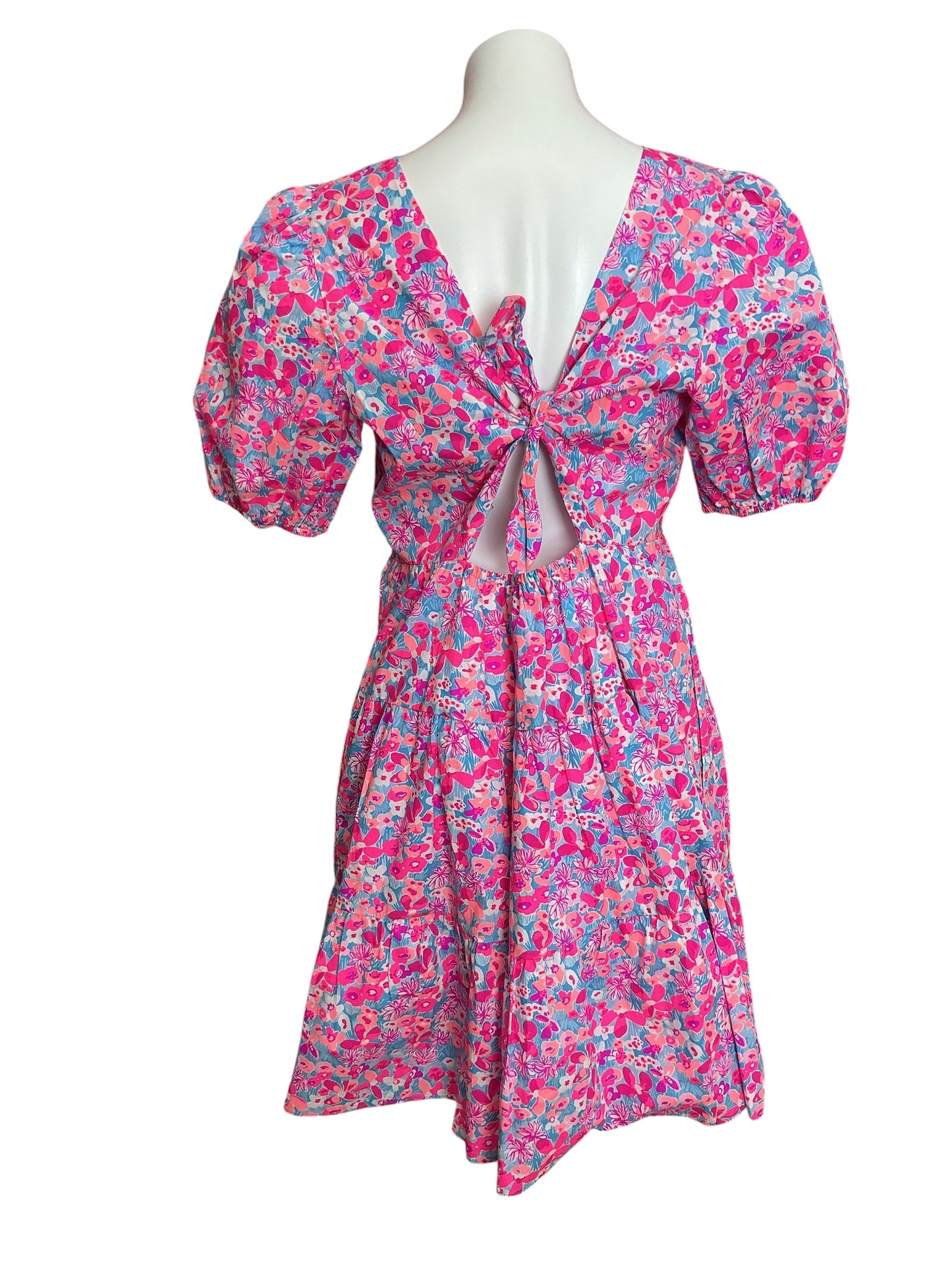 Lilly Pulitzer Nalani Dress Aura Pink Baby Bloomer - Size 16