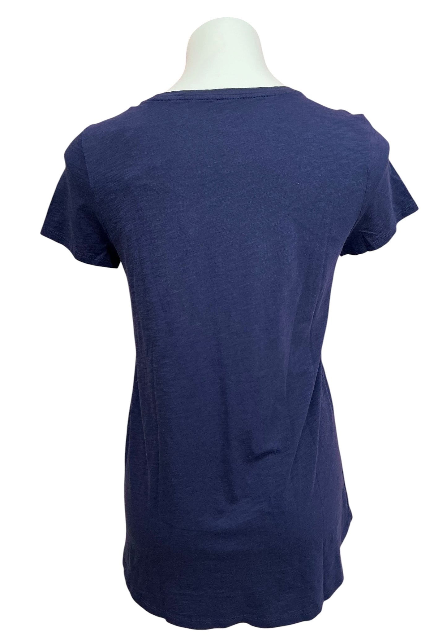 Lilly Pulitzer NWT Etta Scoop Neck Top True Navy - Size S