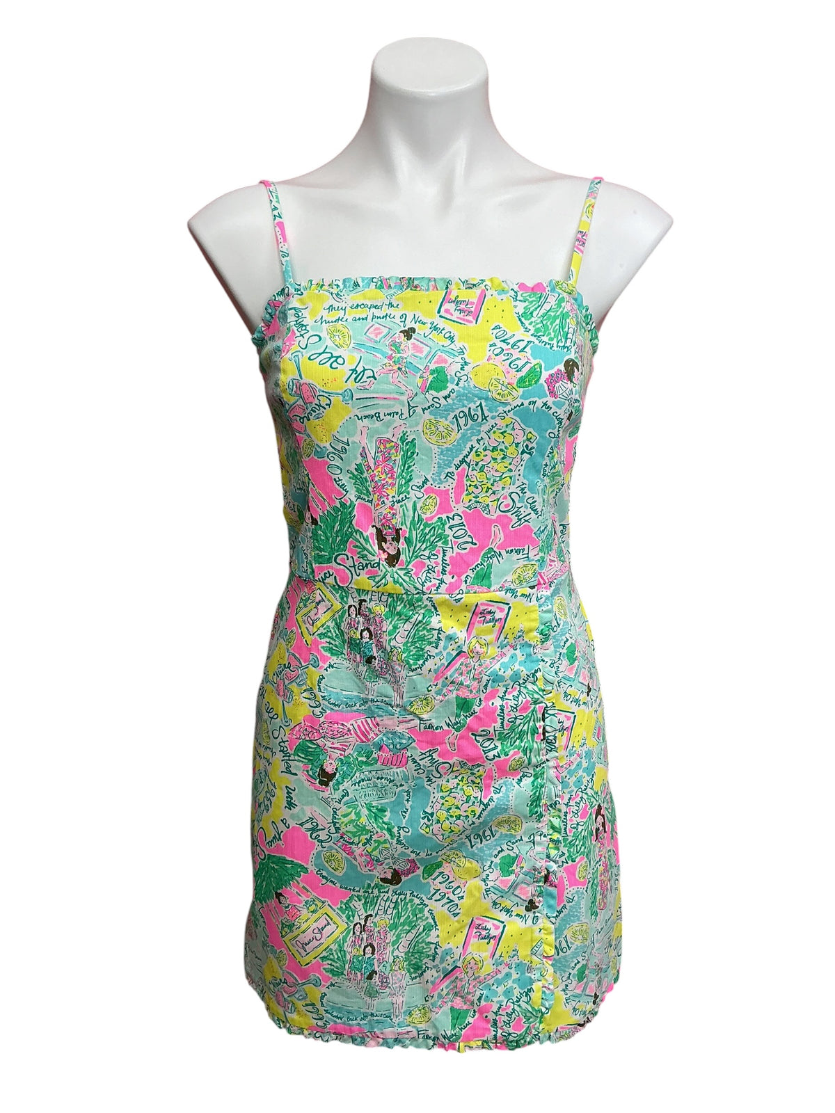 Lilly Pulitzer Jesse Romper In The Beginning - Size 4