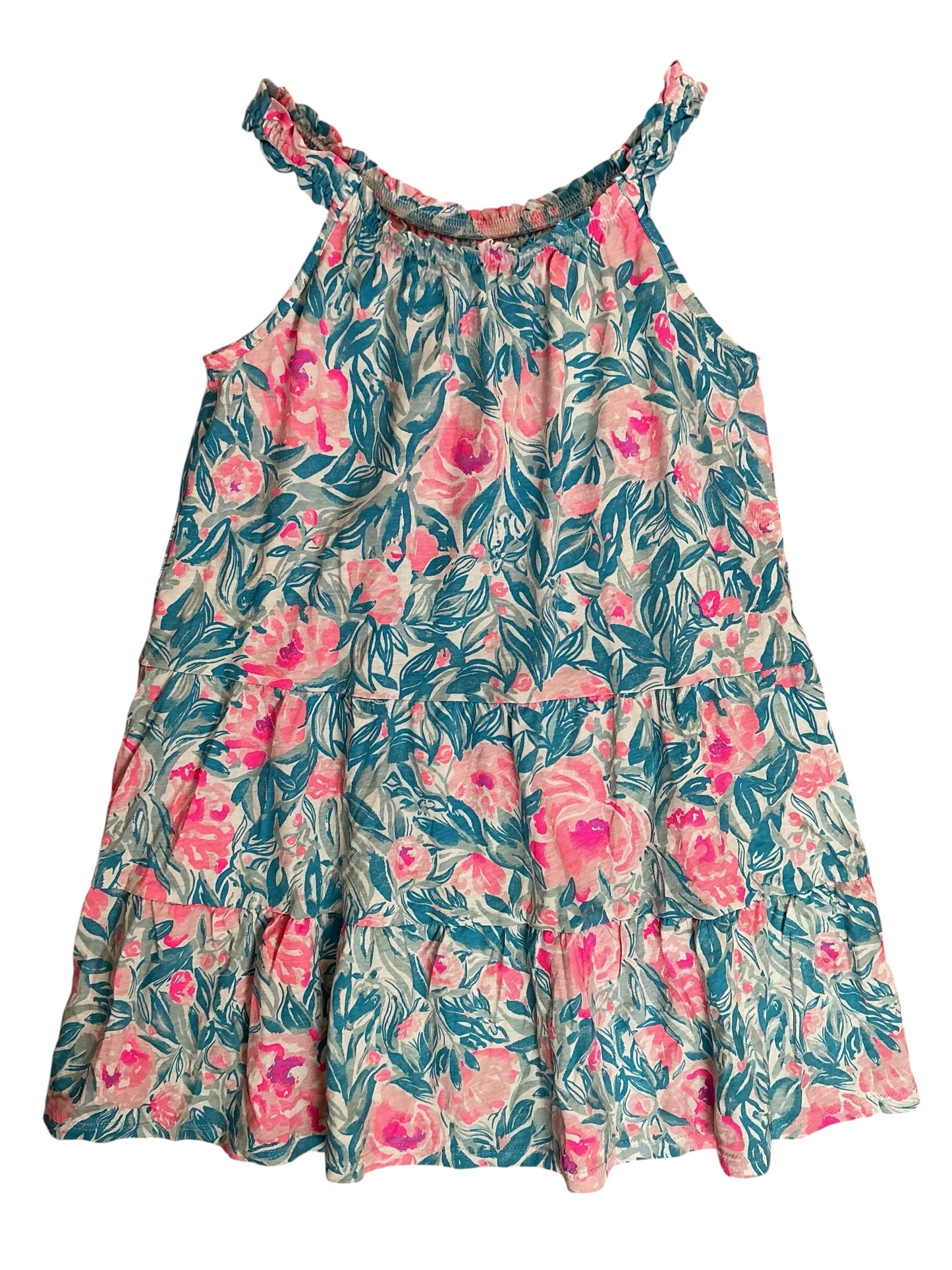 Lilly Pulitzer Kids Girls Mini Brynn Dress My Little Peony - Size M 6-7